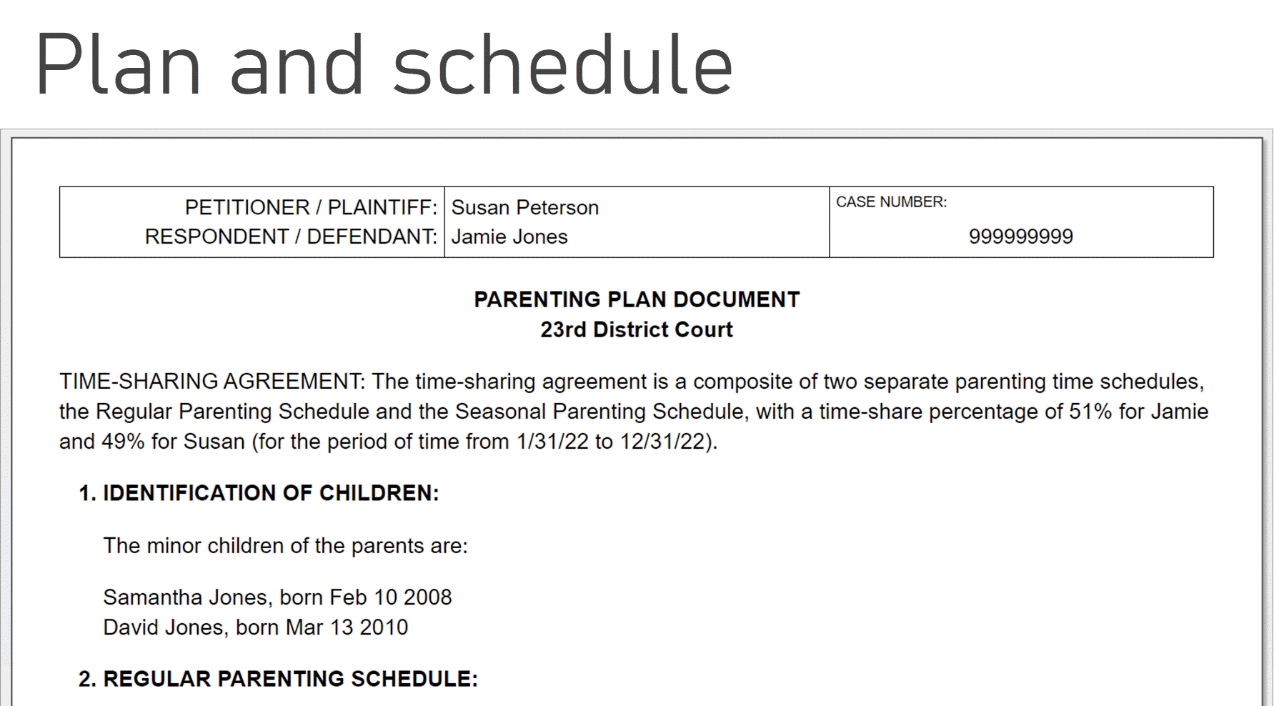 How To Make A Child Custody Calendar: Create &amp; Print Easily