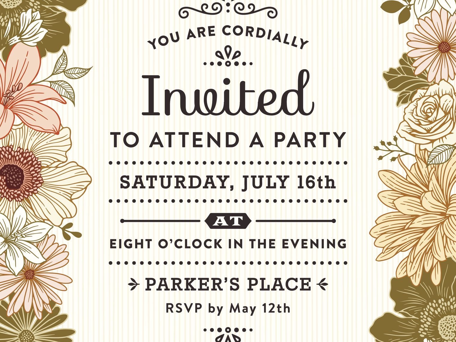 How To Write A Party Invitation