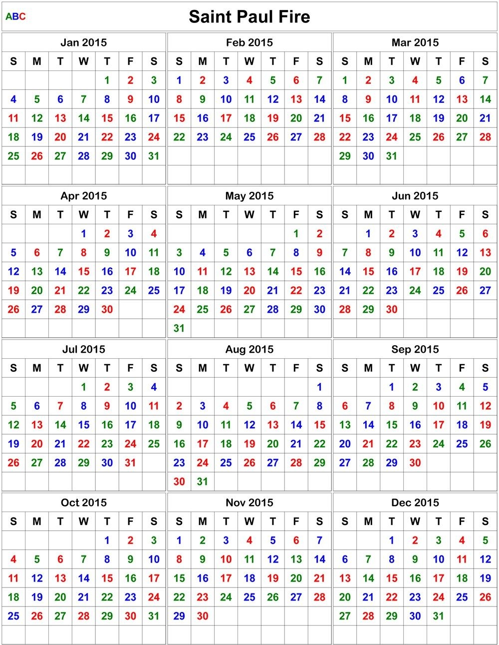 How to Free Printable Shift Calendars