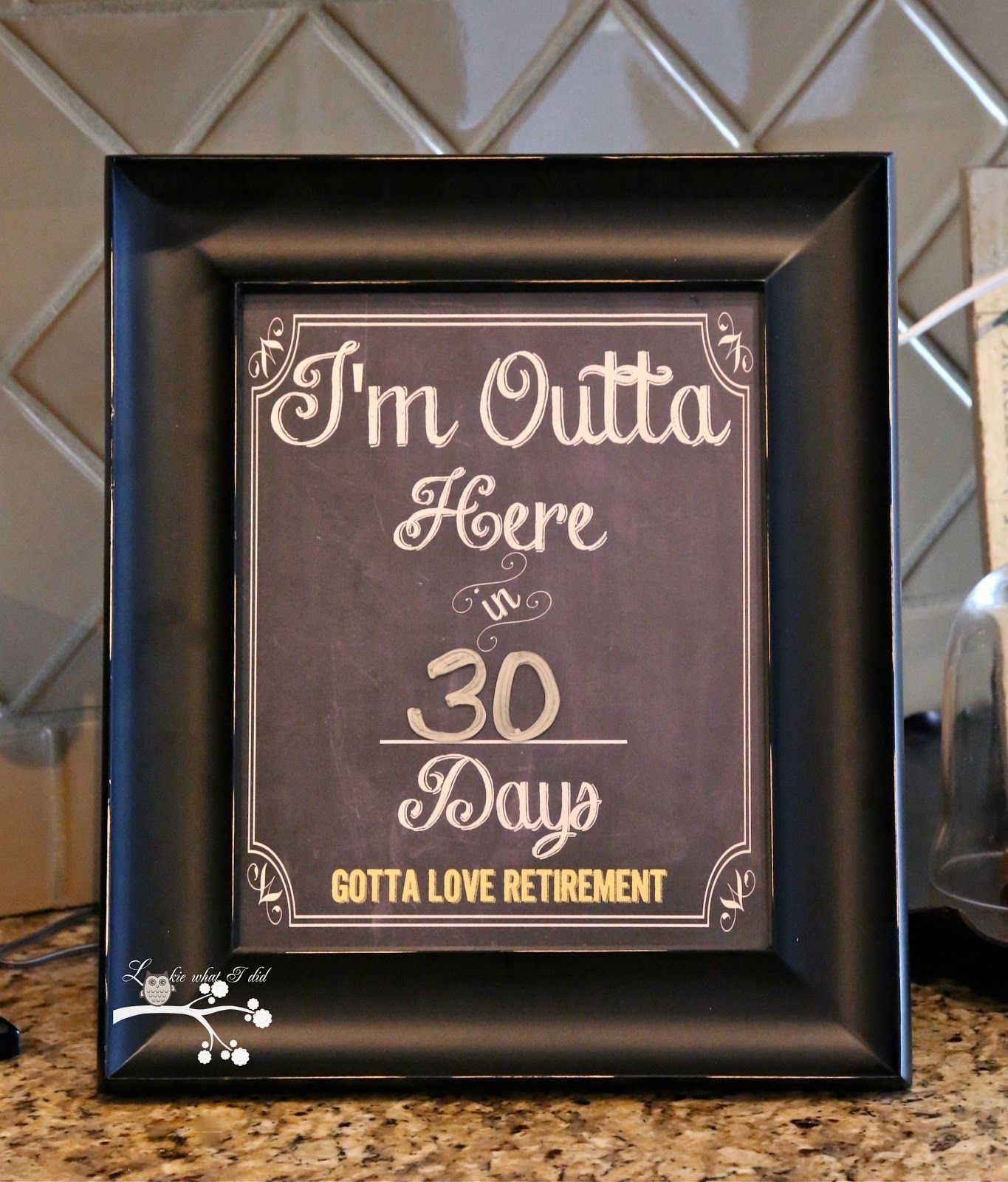 I'm Outta Herecountdown To Retirementfree Printable