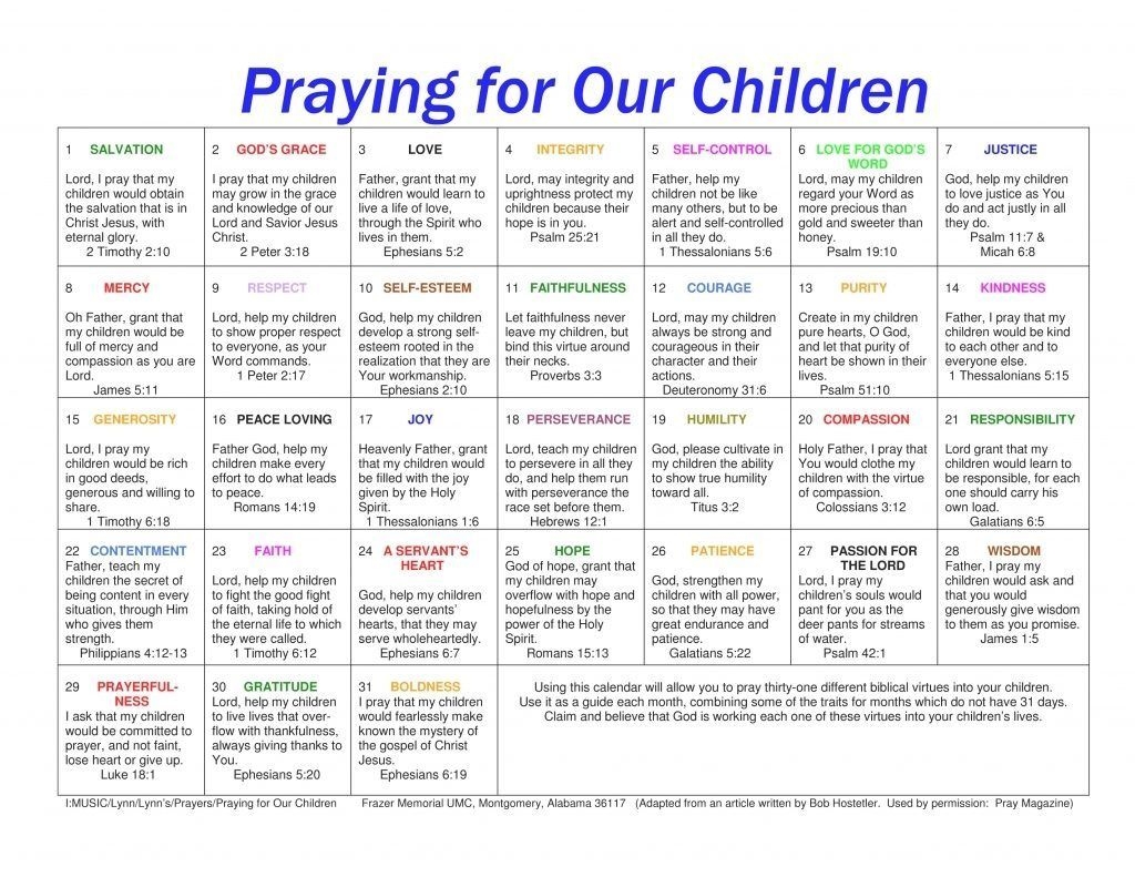 Image Result For Printable Monthly Prayer Calendar | Prayer