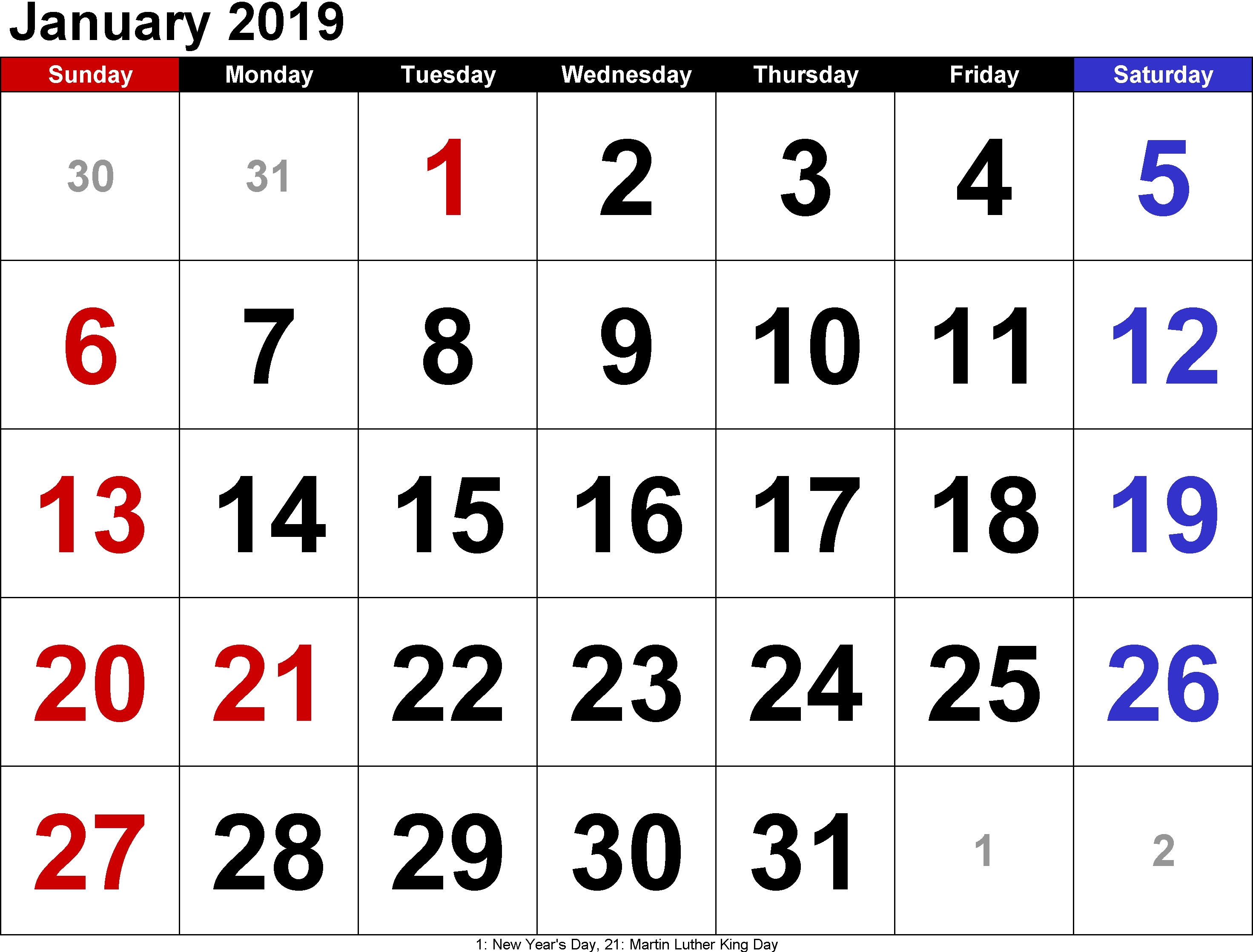 January 2019 Calendar Malaysia | July Calendar, Printable