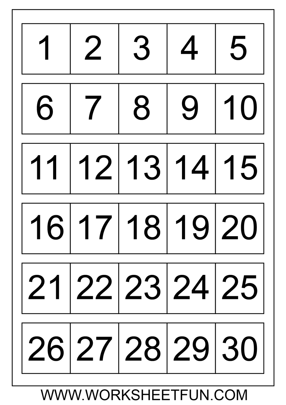 Large Printable Numbers 1 100 | To Dot With Numbers