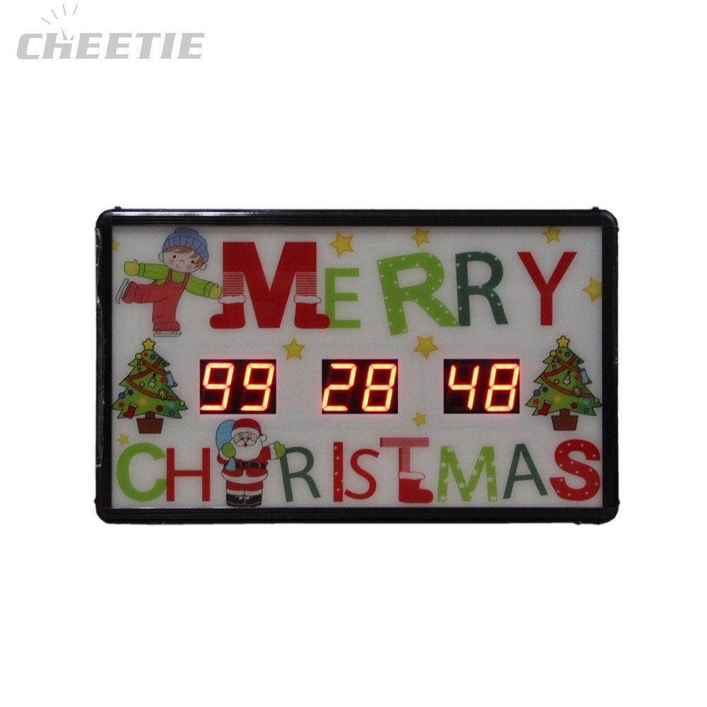 Led Countdown Timer To Christmas Table Clock 2-Channel