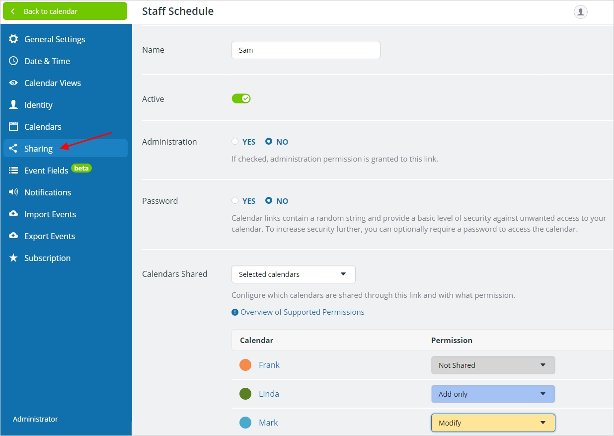 Managing Calendar Links: Add, Change Or Delete Shareable Links