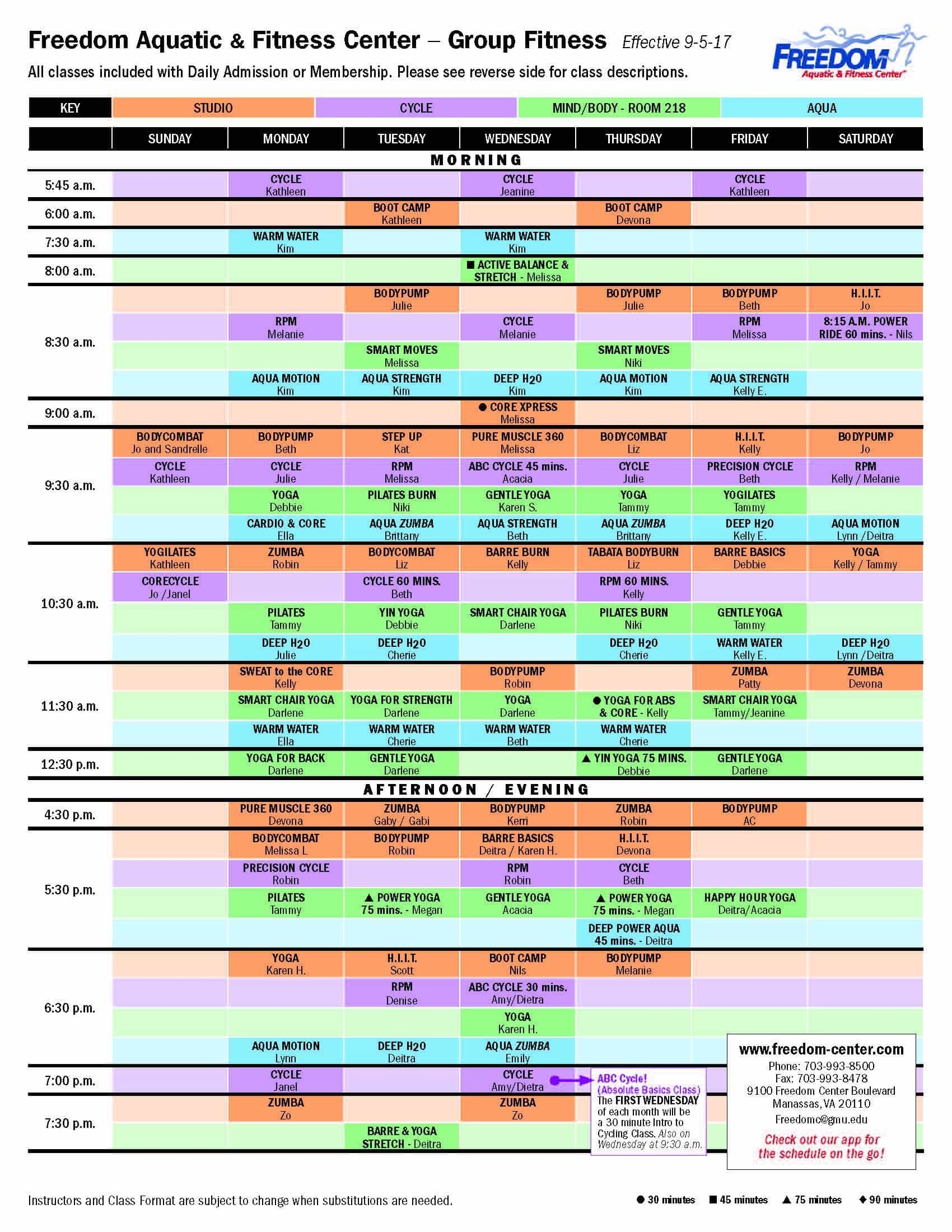 Create Your Color Coded Weekly Schedule