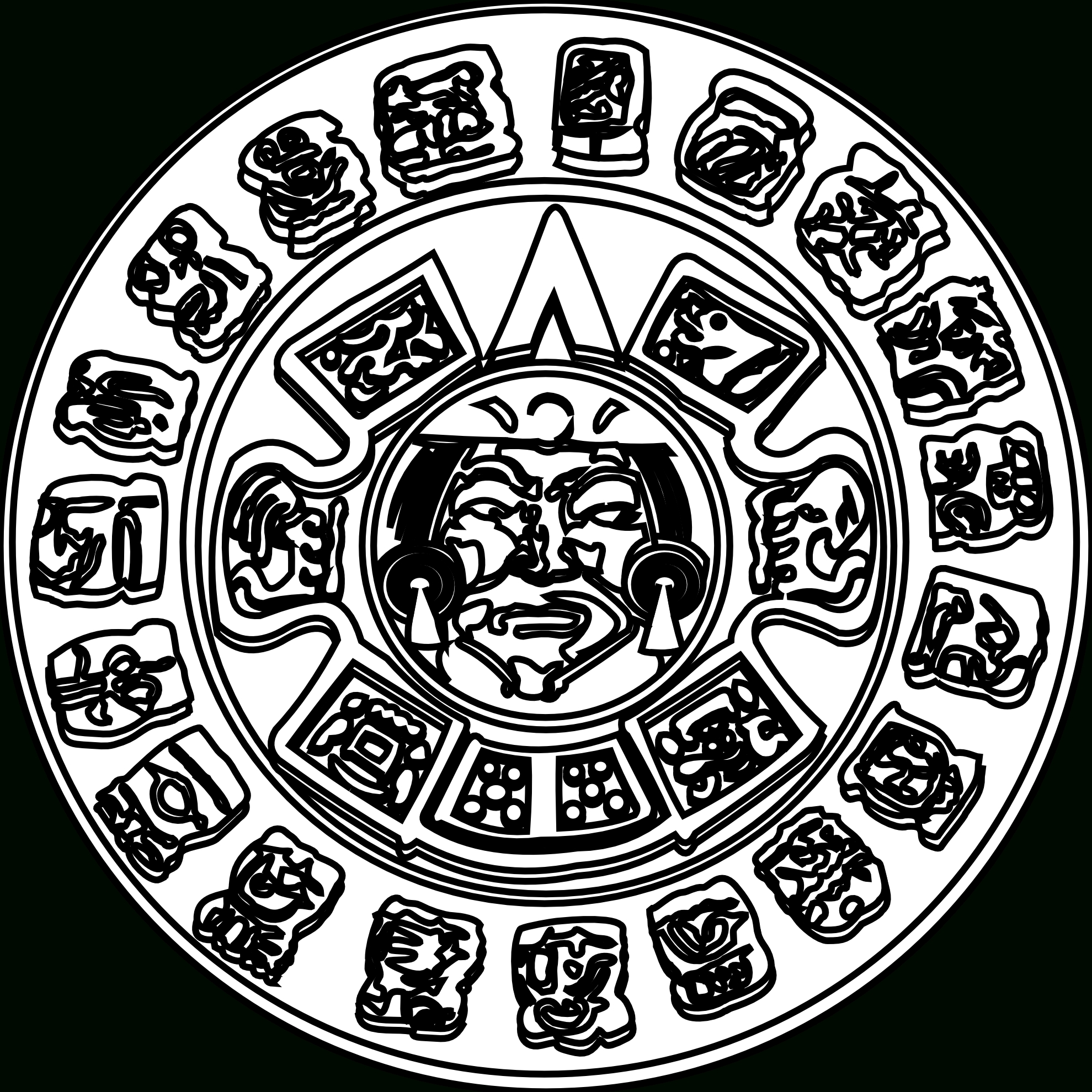 Create Your Print A Mayan Calendar Get Your Calendar Printable