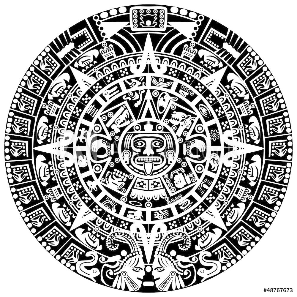 Mayan Calendar Wall Mural