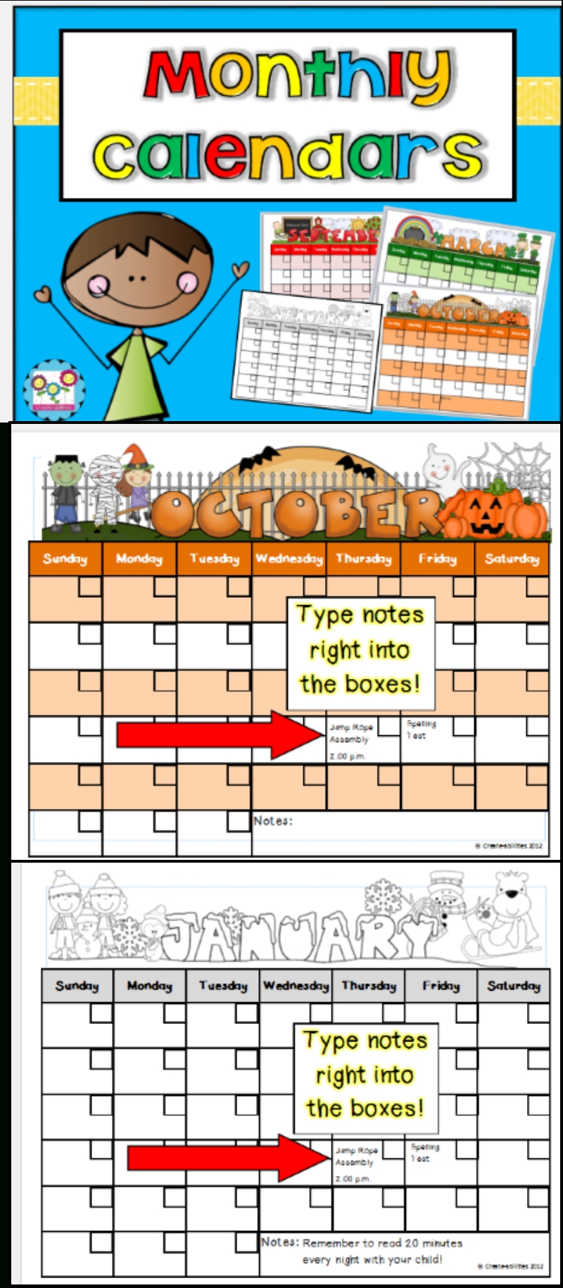 Free Free Editable Calendars For Teachers Get Your Calendar Printable