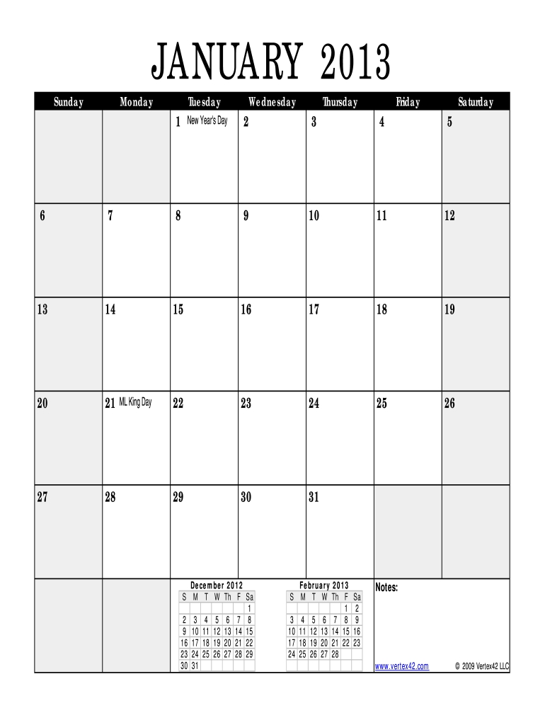 Monthly Calendars That Can Be Edited - Fill Online