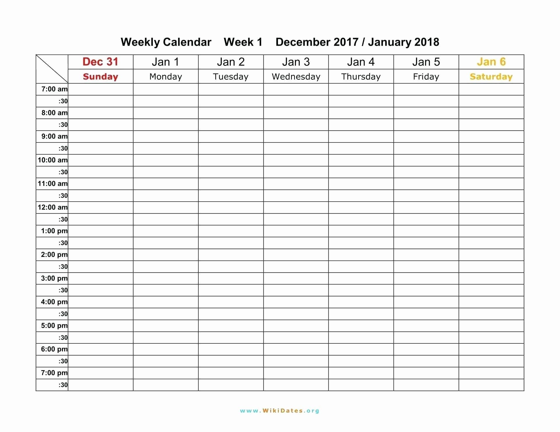 Call Schedule Template