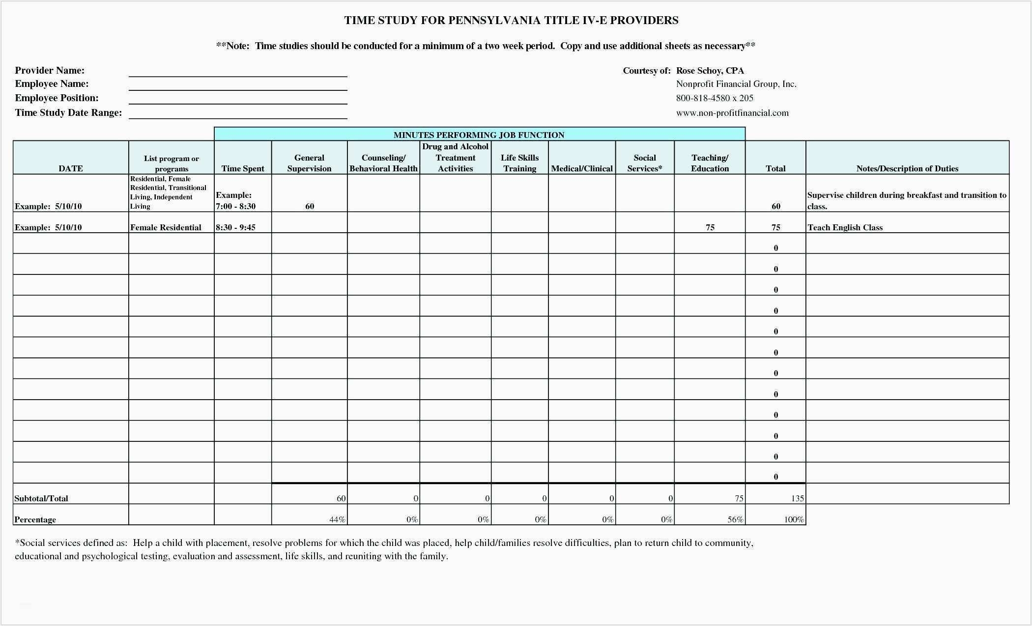 New Time Study Excel Template #exceltemplate #xls