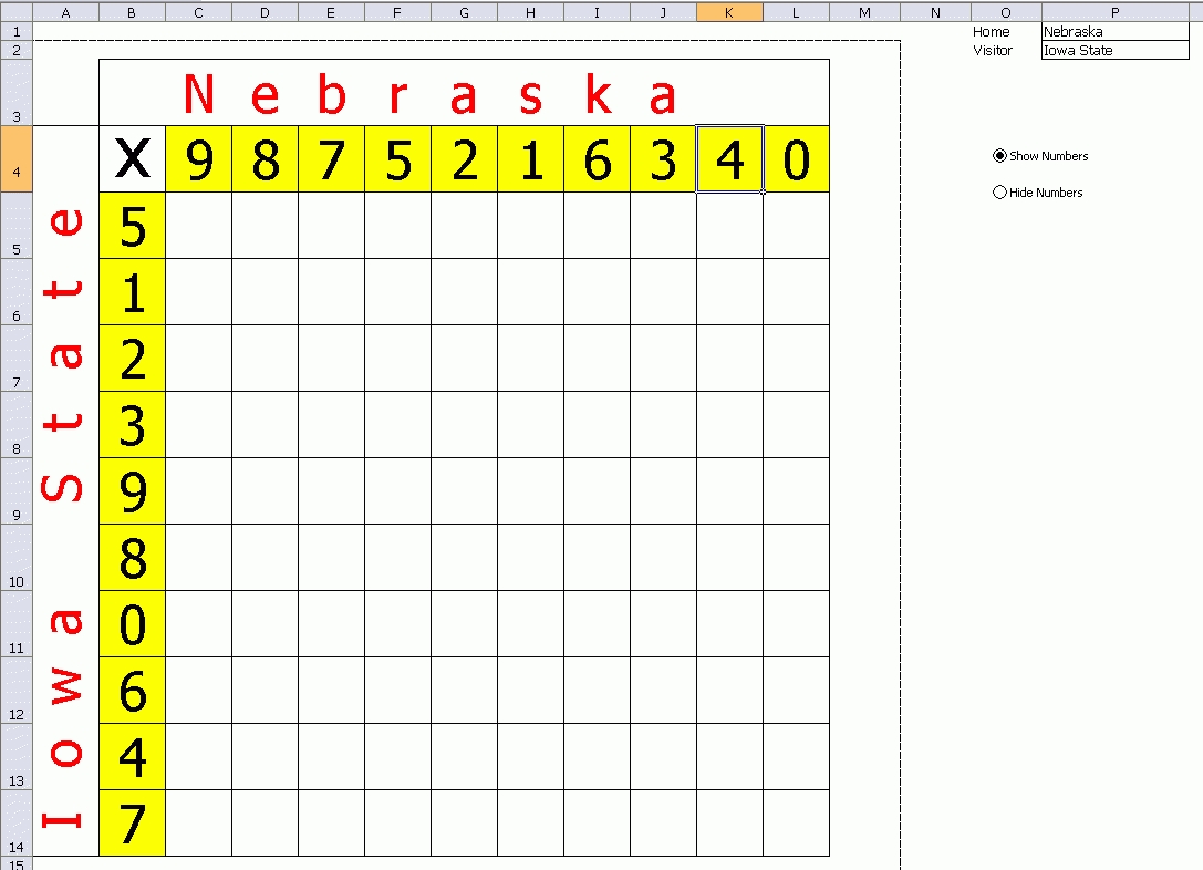 Office Football Pool – Daily Dose Of Excel