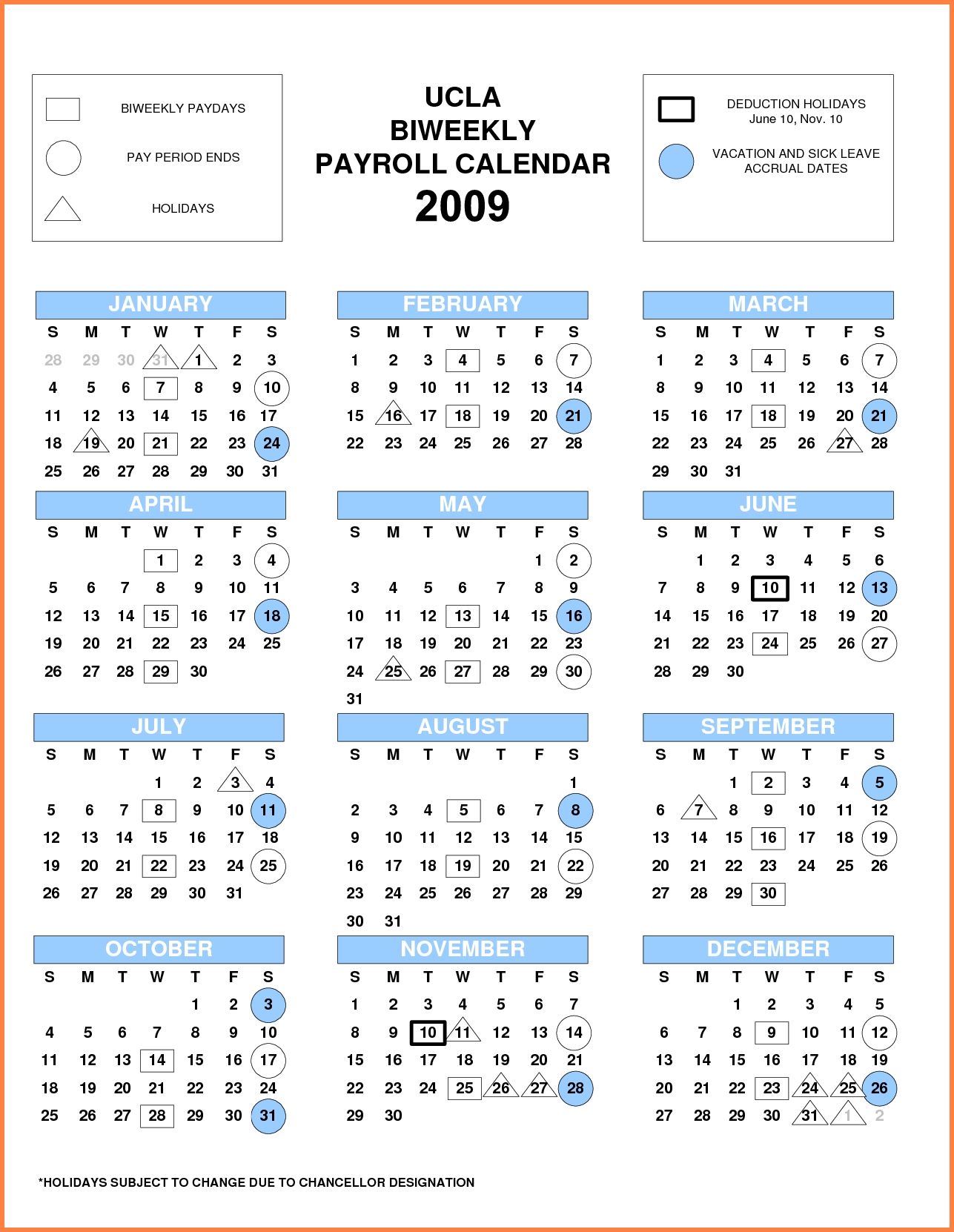 Payroll Calendar 2018 Every Two Weeks | Payroll Calendars 2020