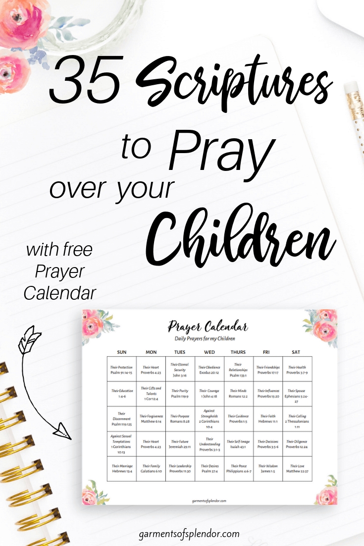 Best Free Prayer Calendar With Scriptures - Get Your Calendar Printable