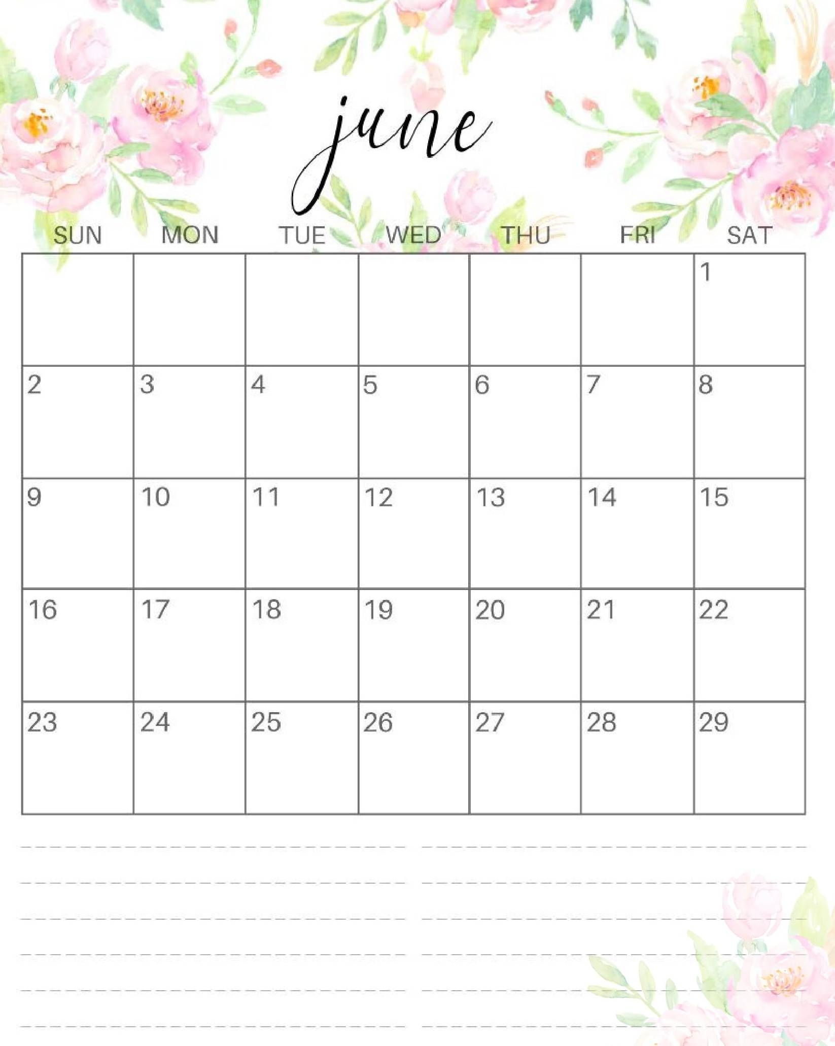 The Blank Calendar To Fill In New Design - Get Your Calendar Printable