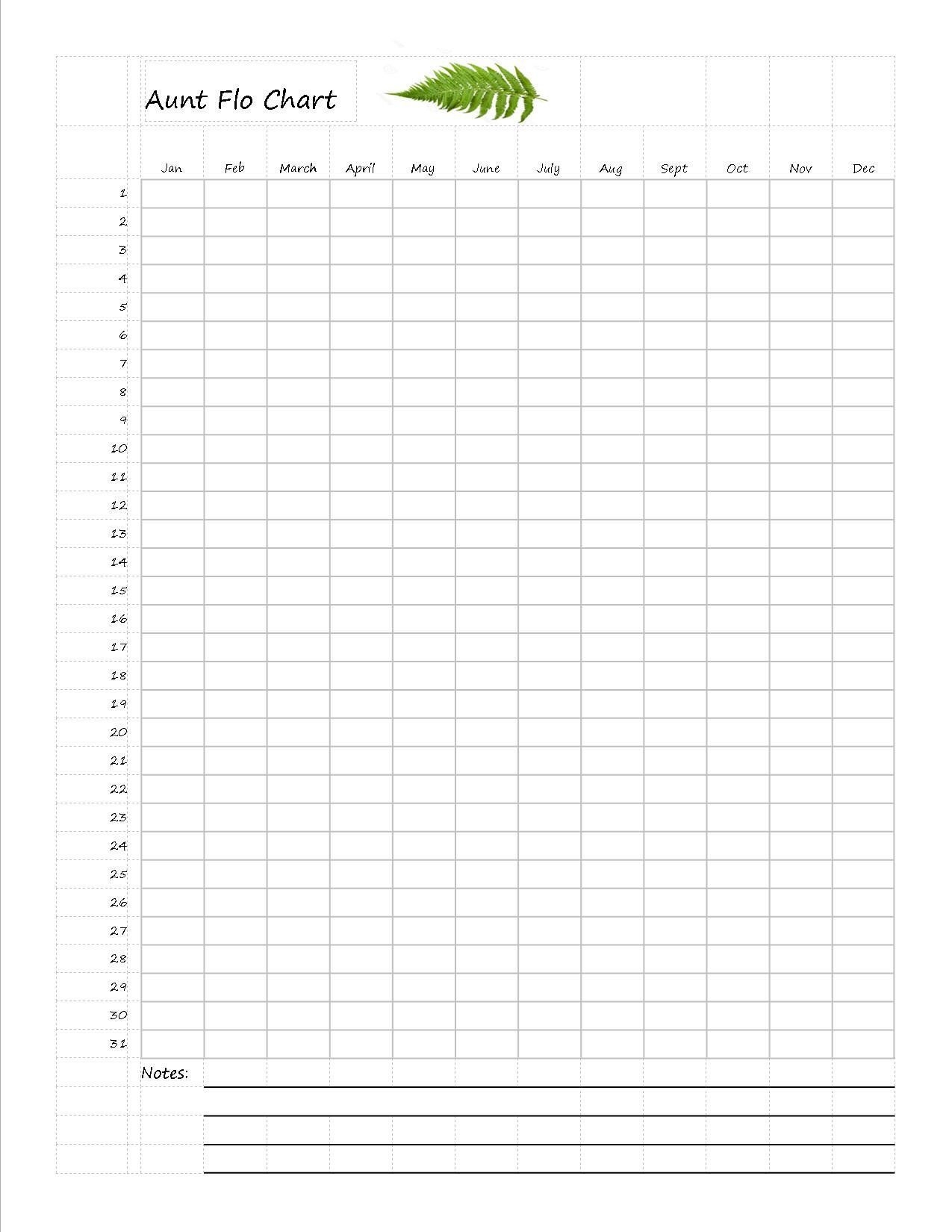 Universal Menstrual Chart Printable Free Get Your Calendar Printable