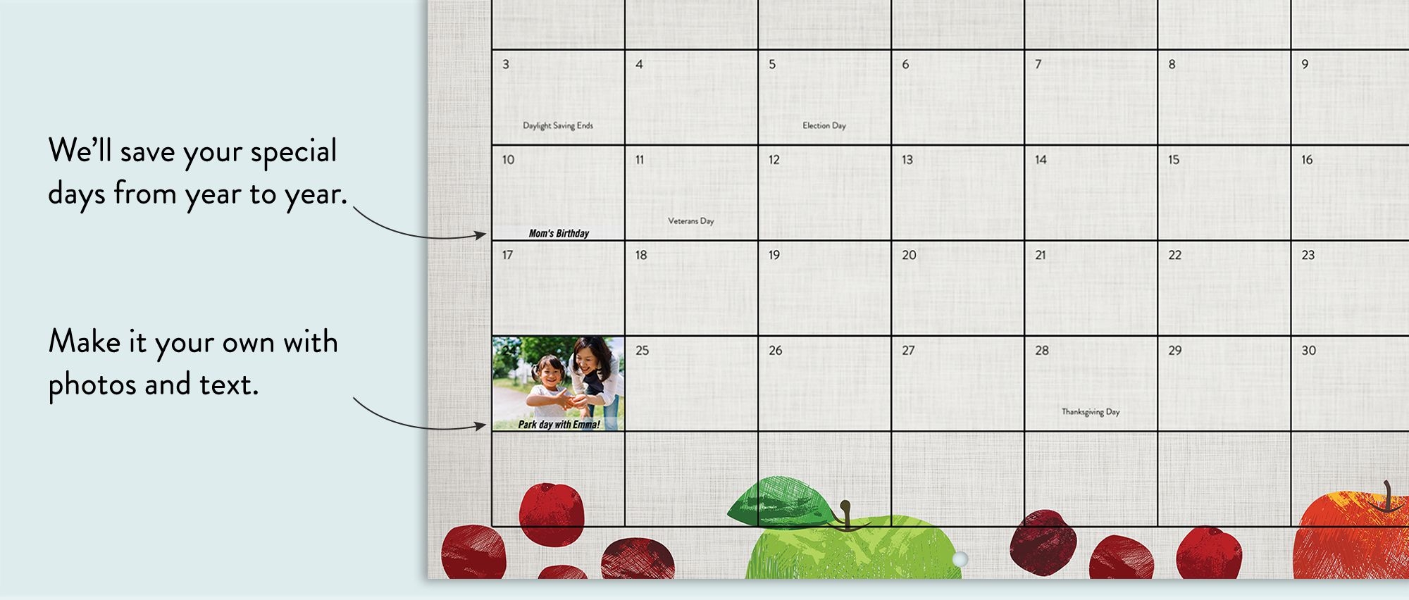 Premium Calendar - 12 Months