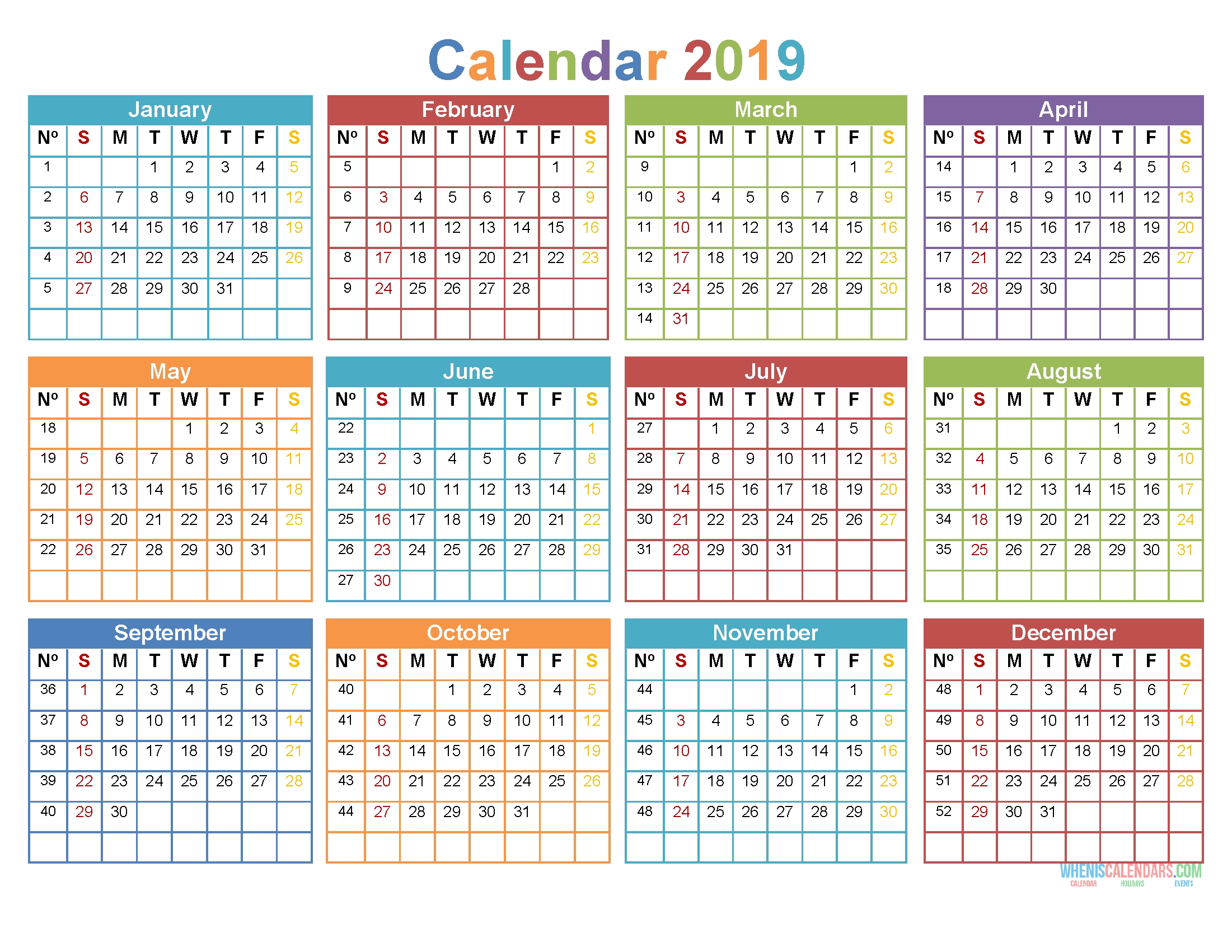 microsoft word 12 month calendar template