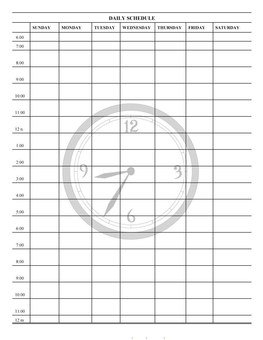 Printable Blank 31 Day Calendar | Template Calendar