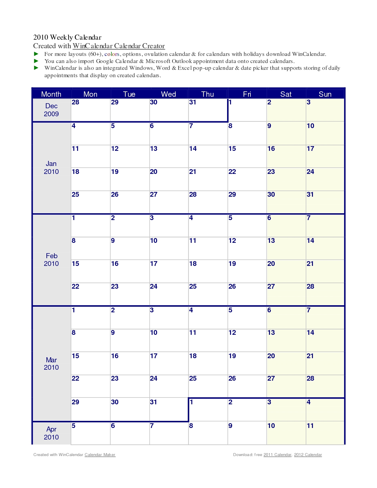 Printable Daily Hourly Schedule Template | Weekly Planner