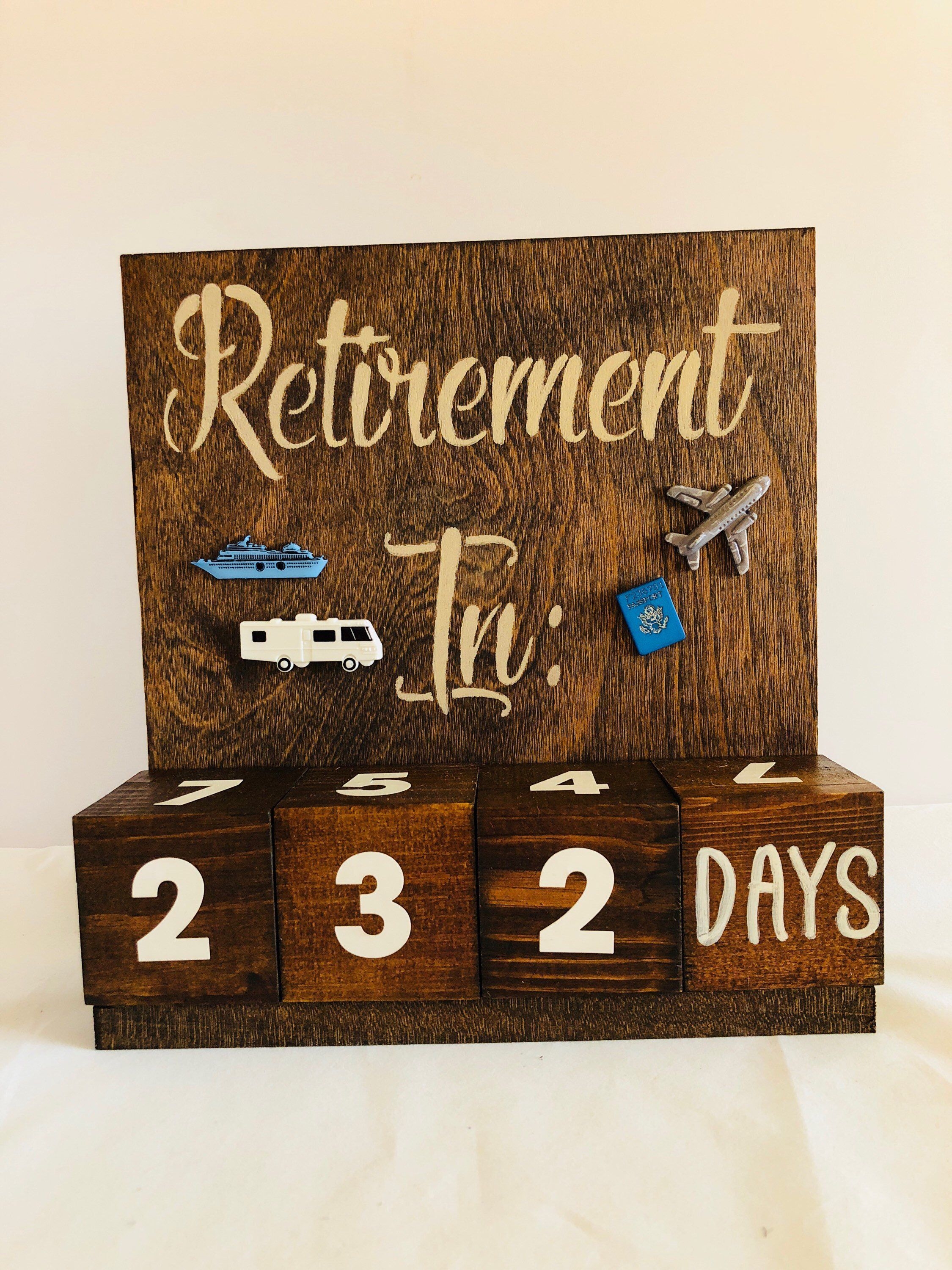 Retirement Countdown Calendar - Congratulations Gift