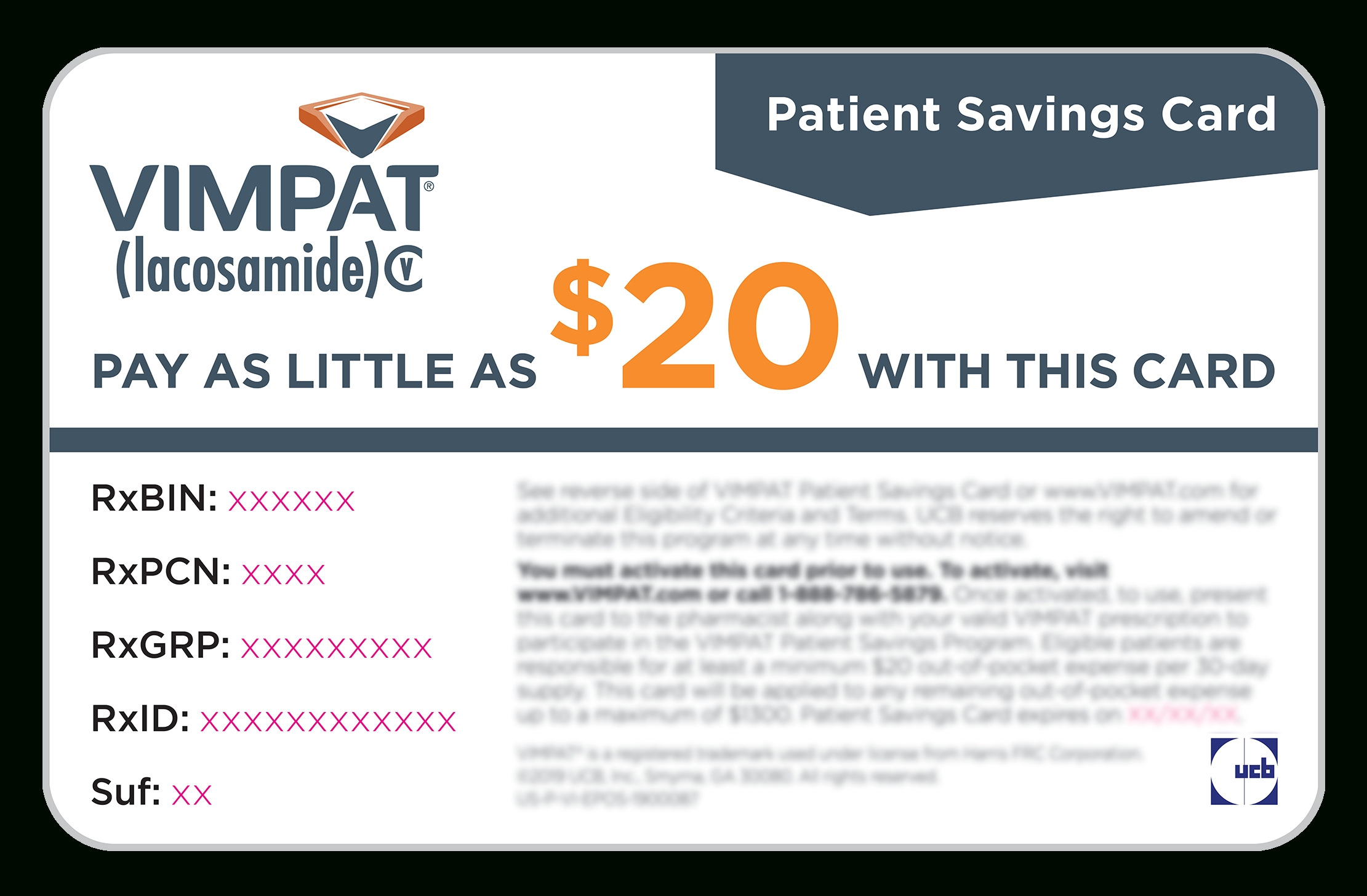 Savings Card And Support Program | Vimpat® (Lacosamide) C-V