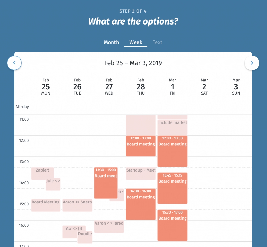 Shared Calendar - Easy Online | Doodle