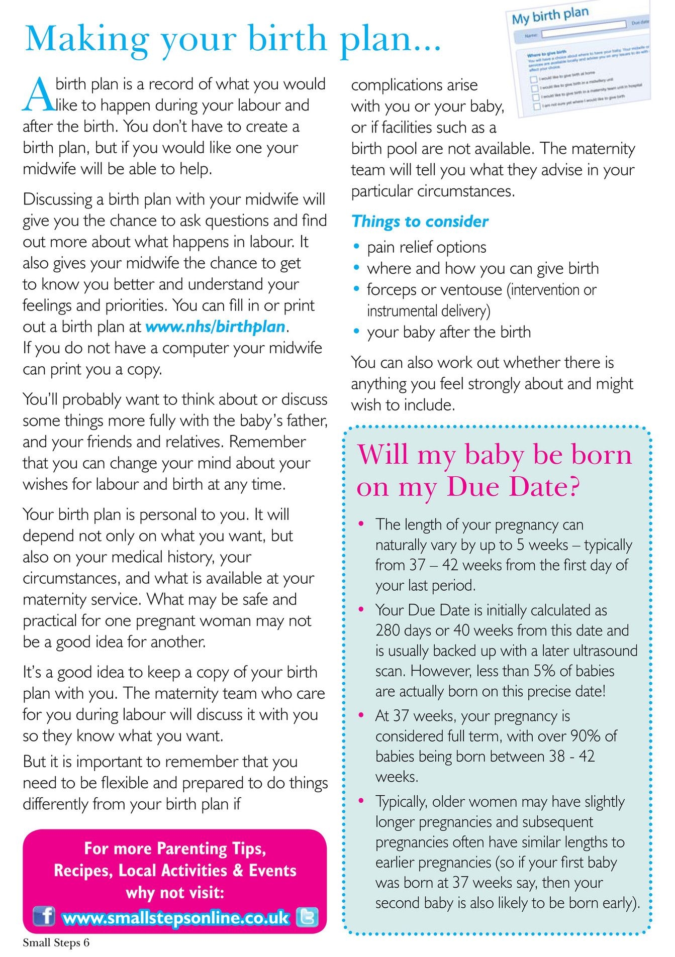 Small Steps Online - Worcestershire_17_18 - Page 6-7