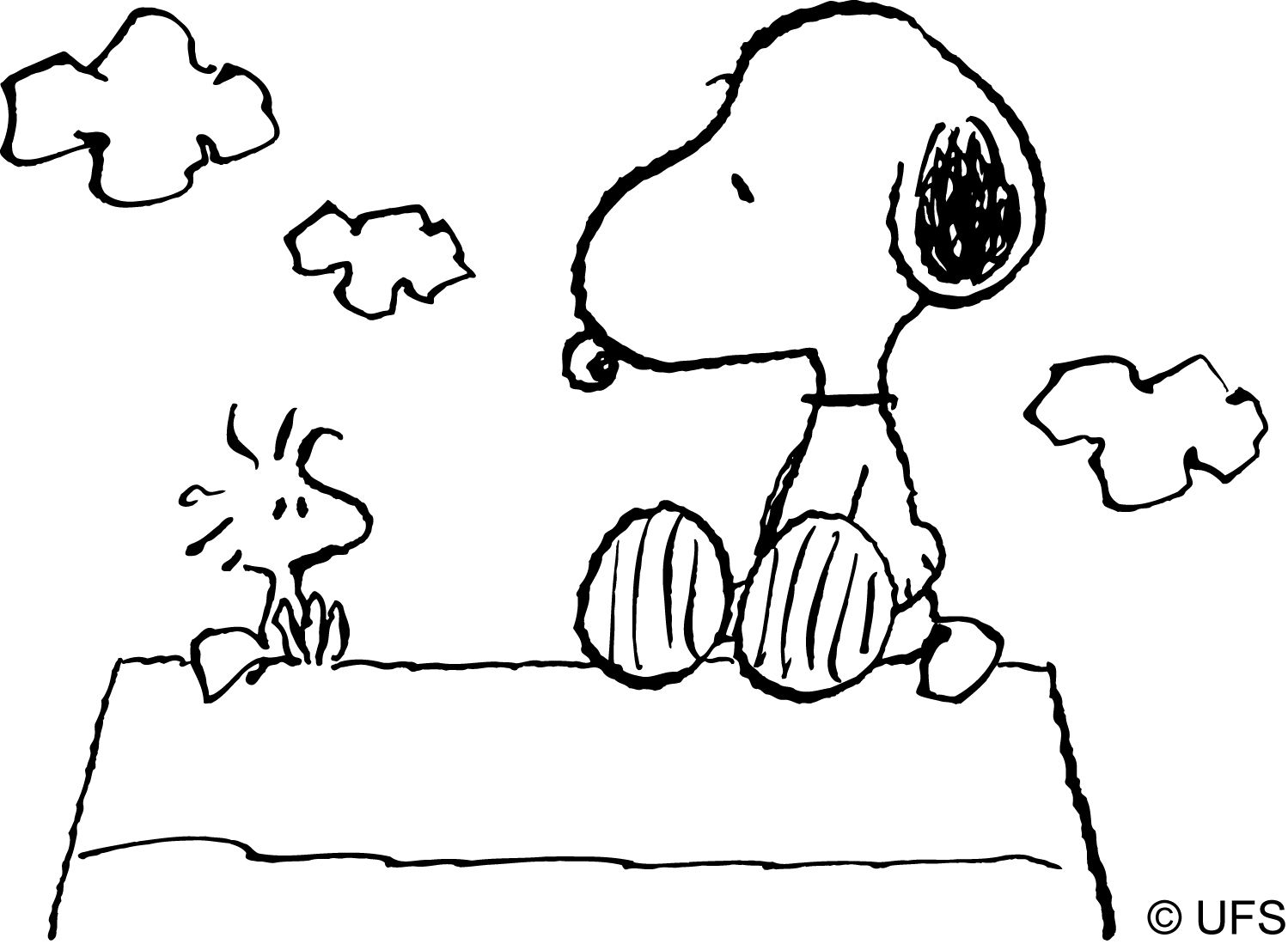 Snoopy #76 (Cartoons) – Printable Coloring Pages