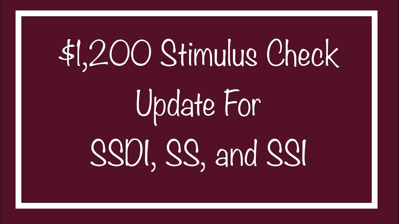 Ssi Stimulus Check Direct Deposit Date