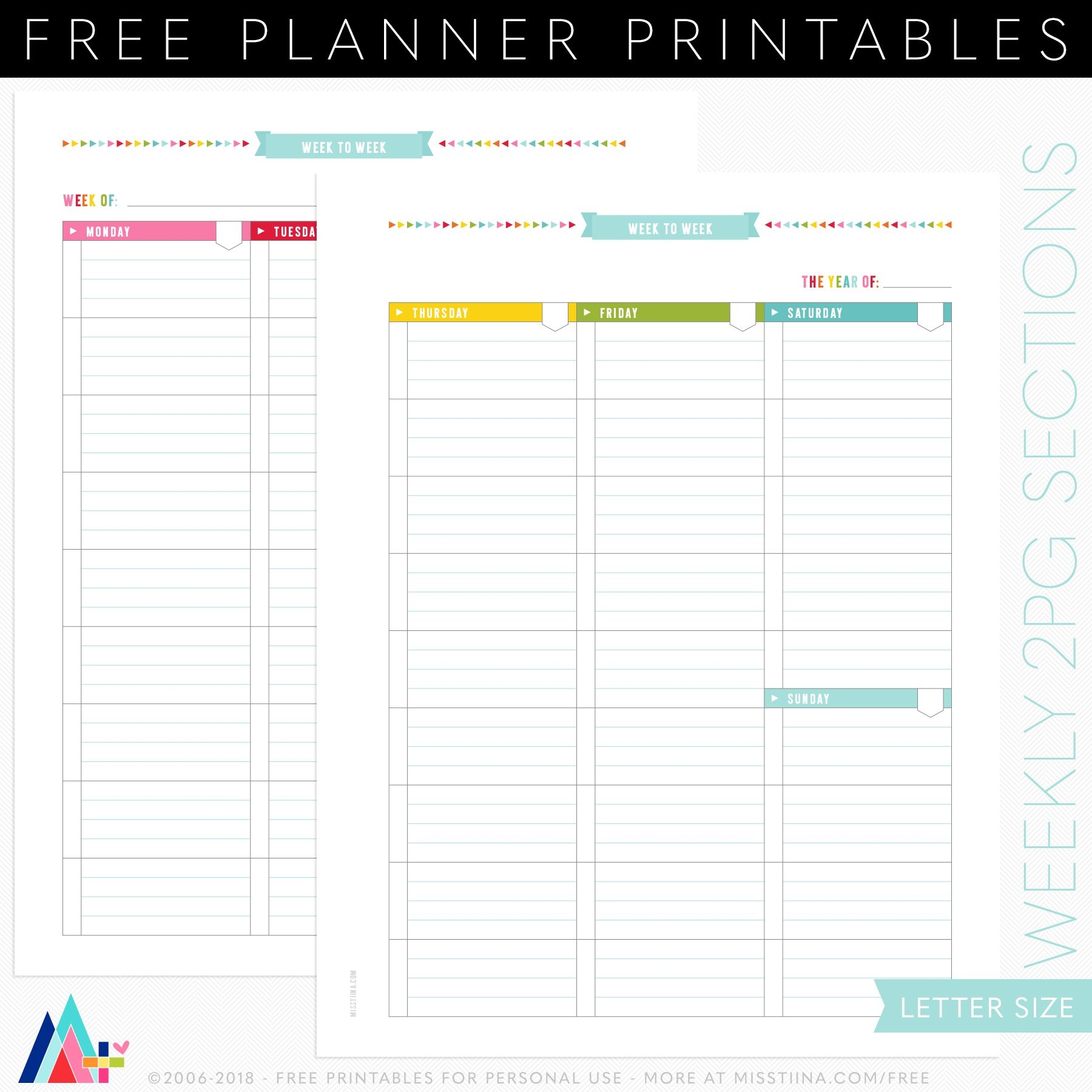 Teacher Planner + 3 New Printable Planner Freebies