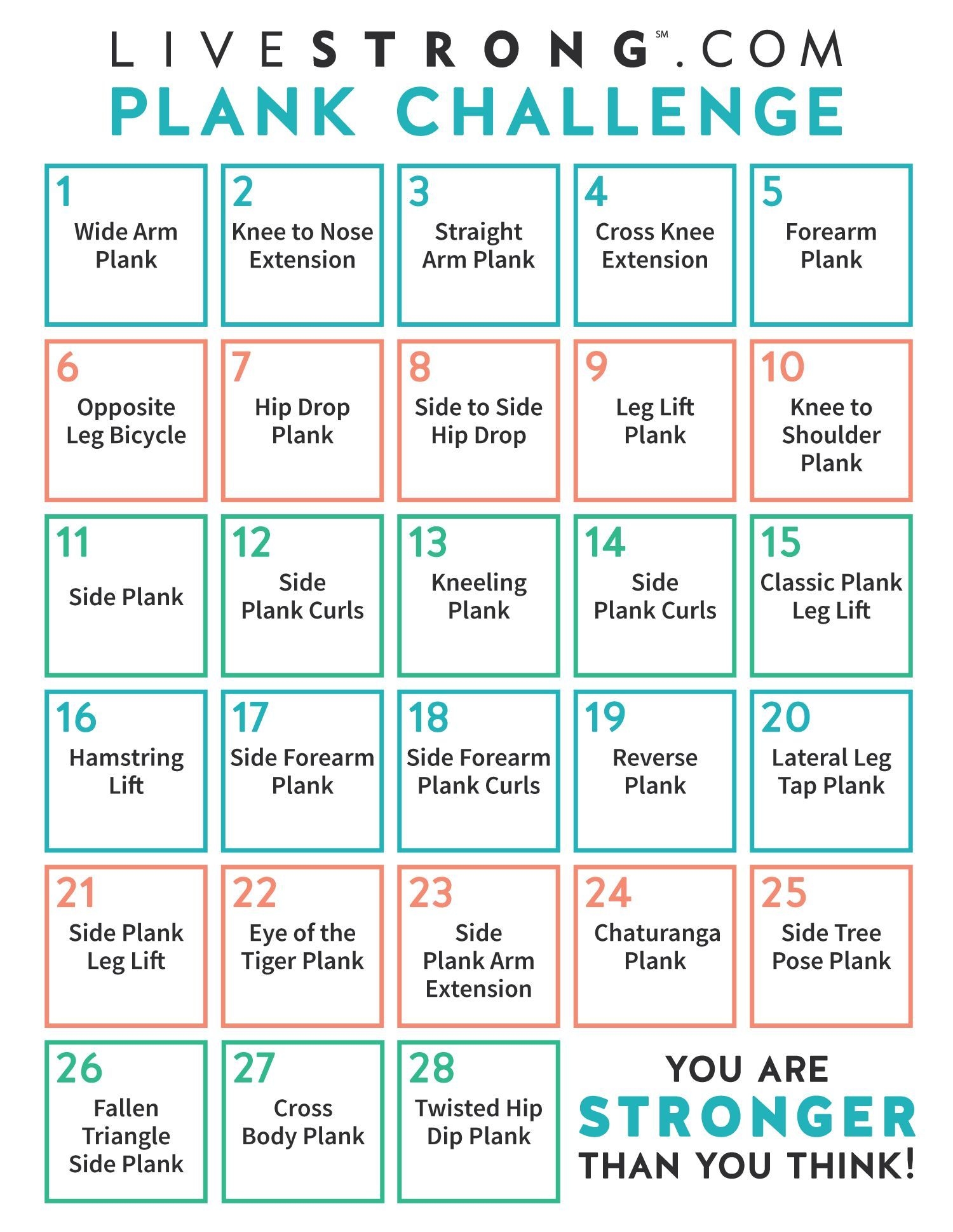 The 4-Week Plank Challenge (With Images) | Plank Challenge