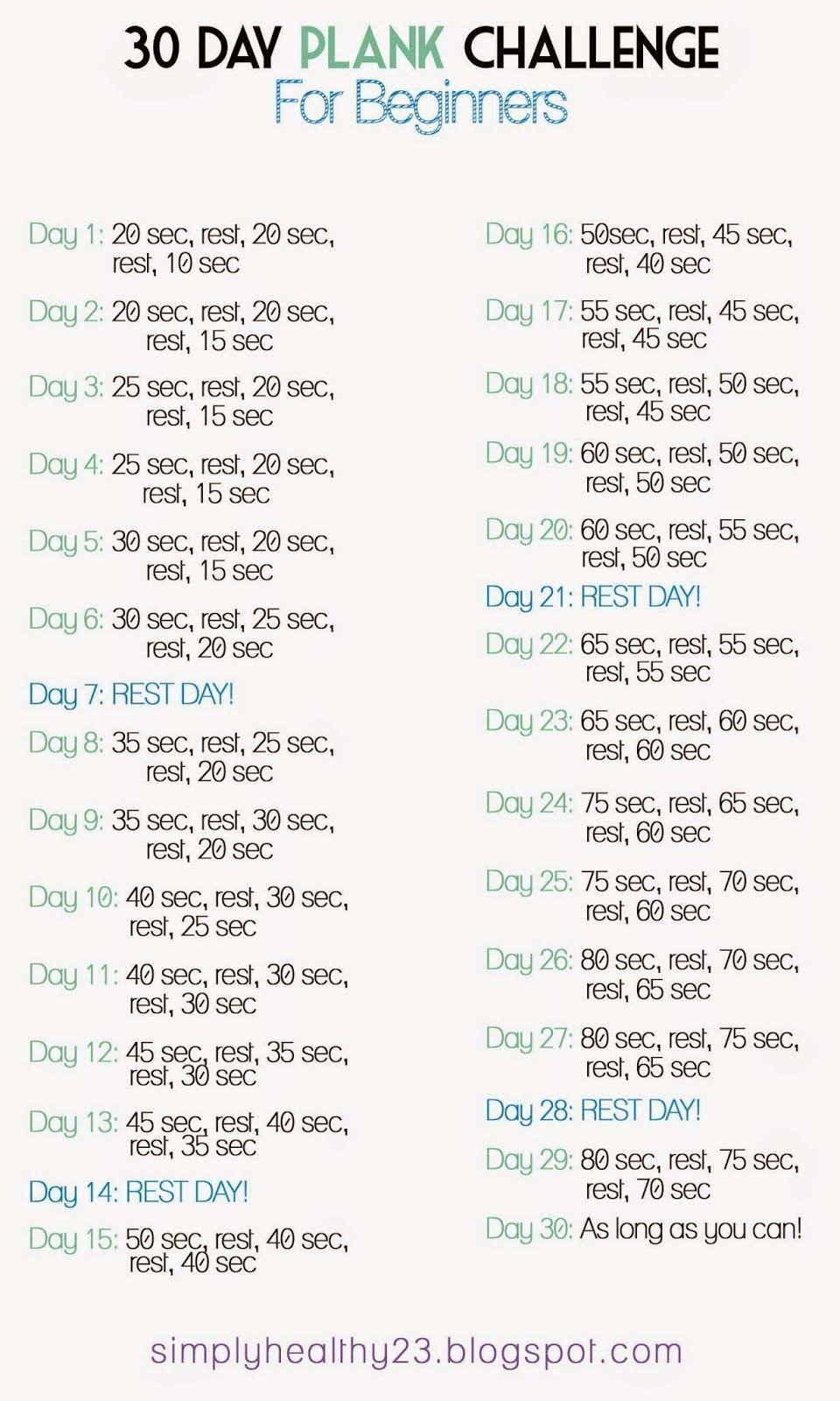 Thoughts On The 30 Day Plank Challenge | 30 Day Plank