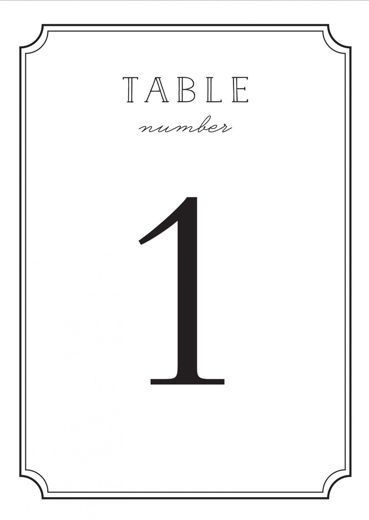 Type Frame Table Number Printables By Basic Invite