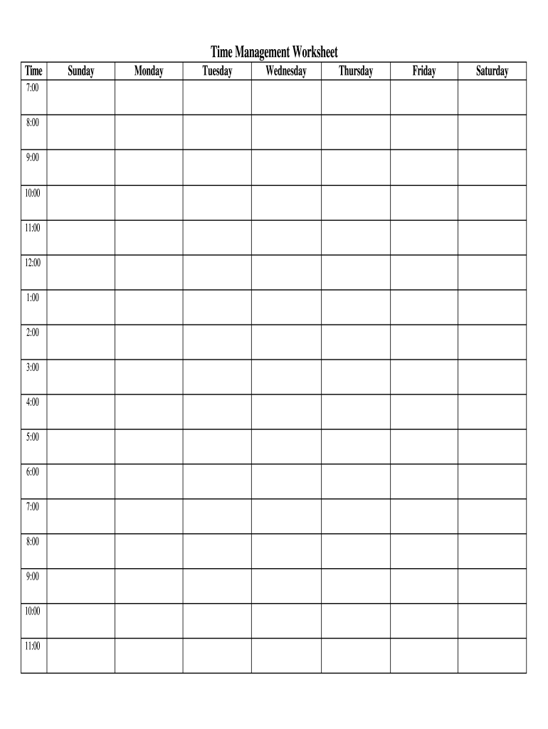 Weekly Calendar Fill In - Fill Online, Printable, Fillable