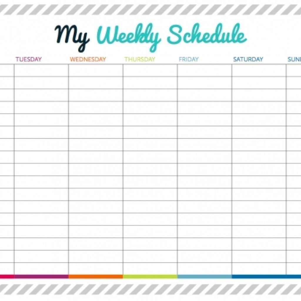 Weekly Calendar With Time Slots