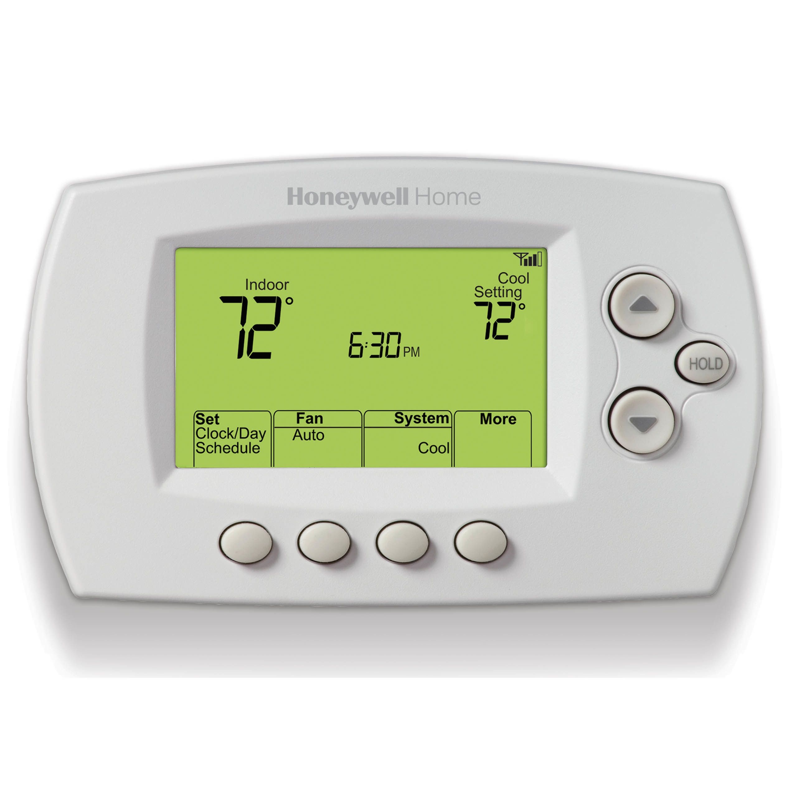 White 7-Day Program Thermostat - Fahrenheit