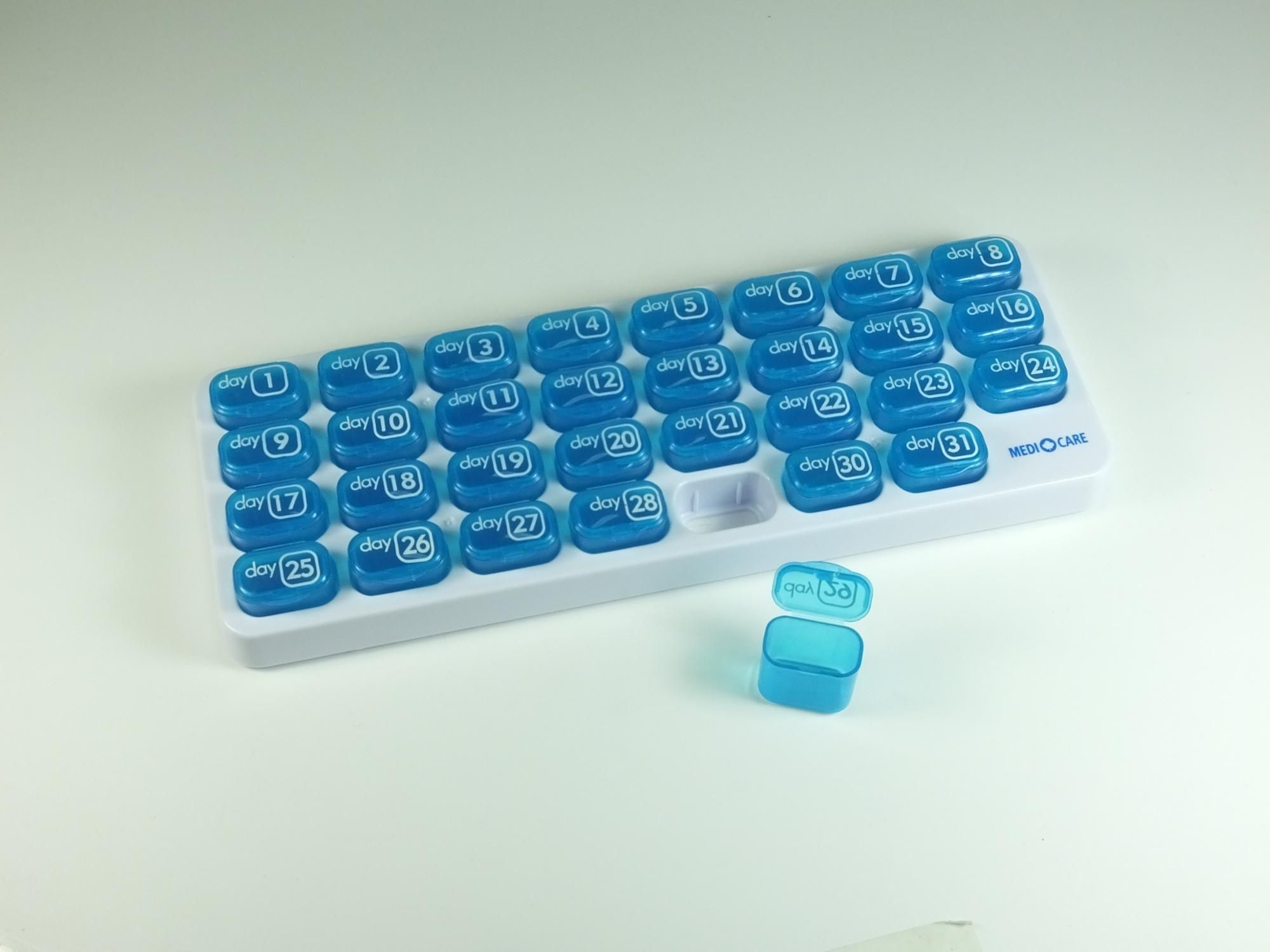 Wholesale 31 Days Monthly Pill Box Pill Container With Pop