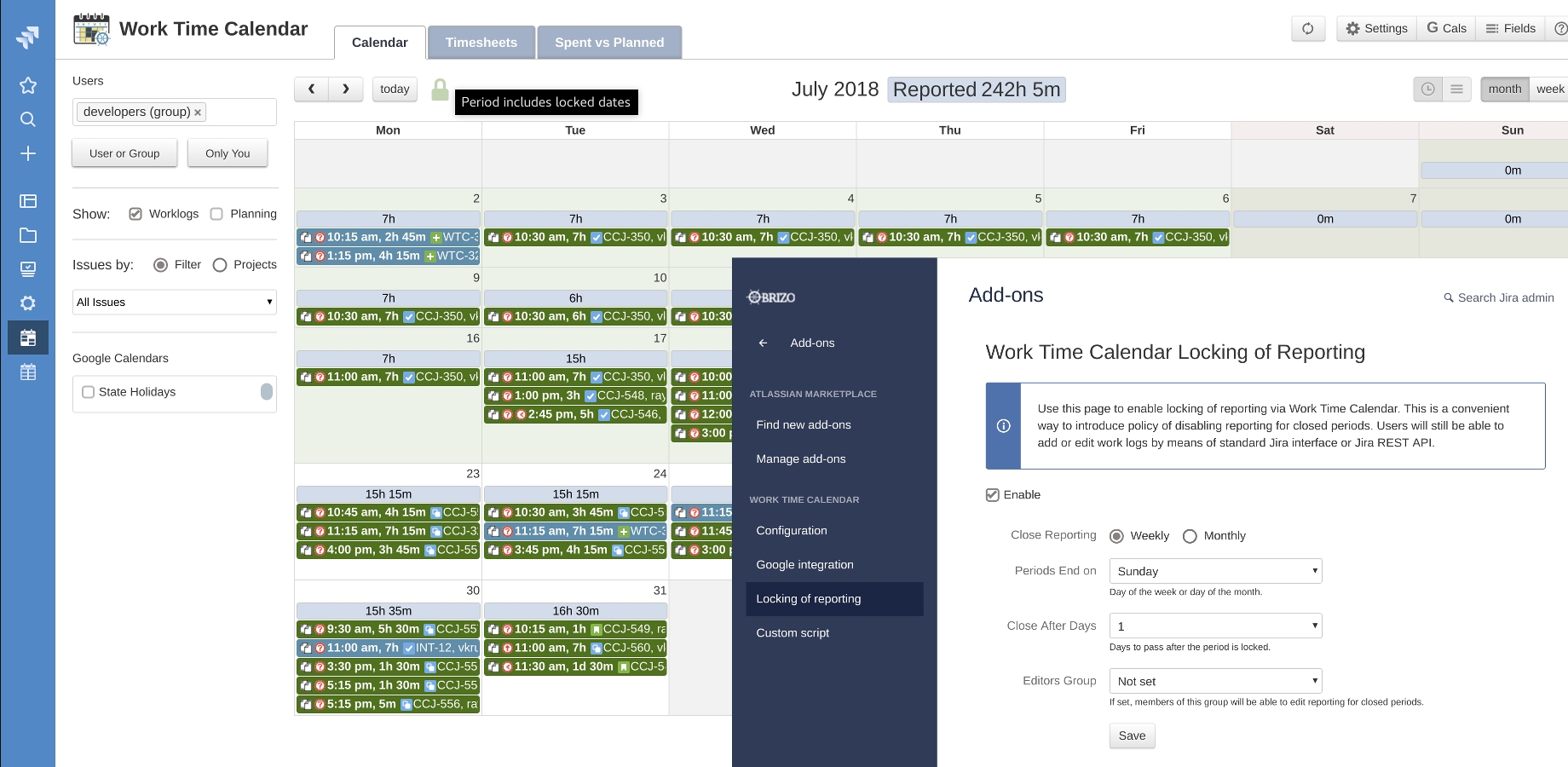 Work Time Calendar For Jira | Atlassian Marketplace