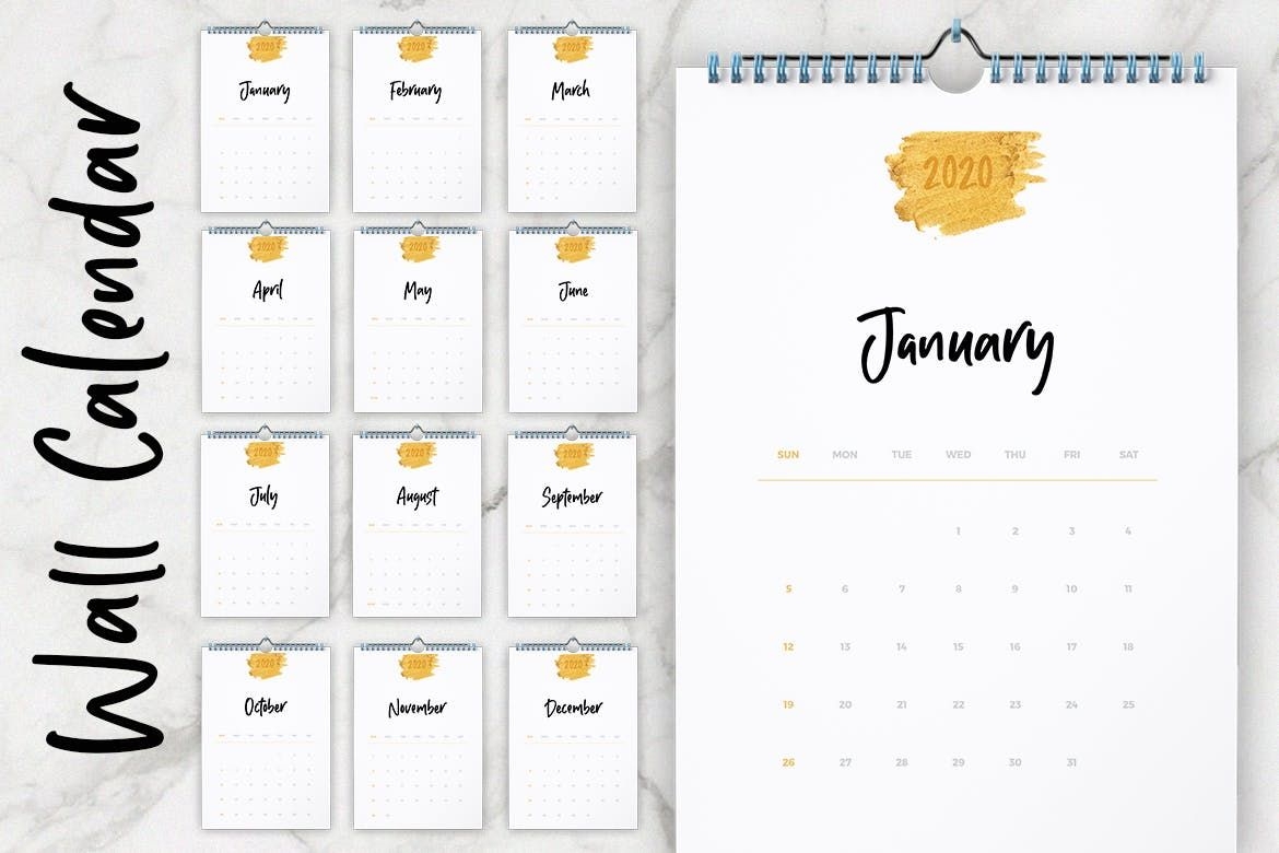 20+ Best Indesign Calendar Templates For 2020/2021 - Theme