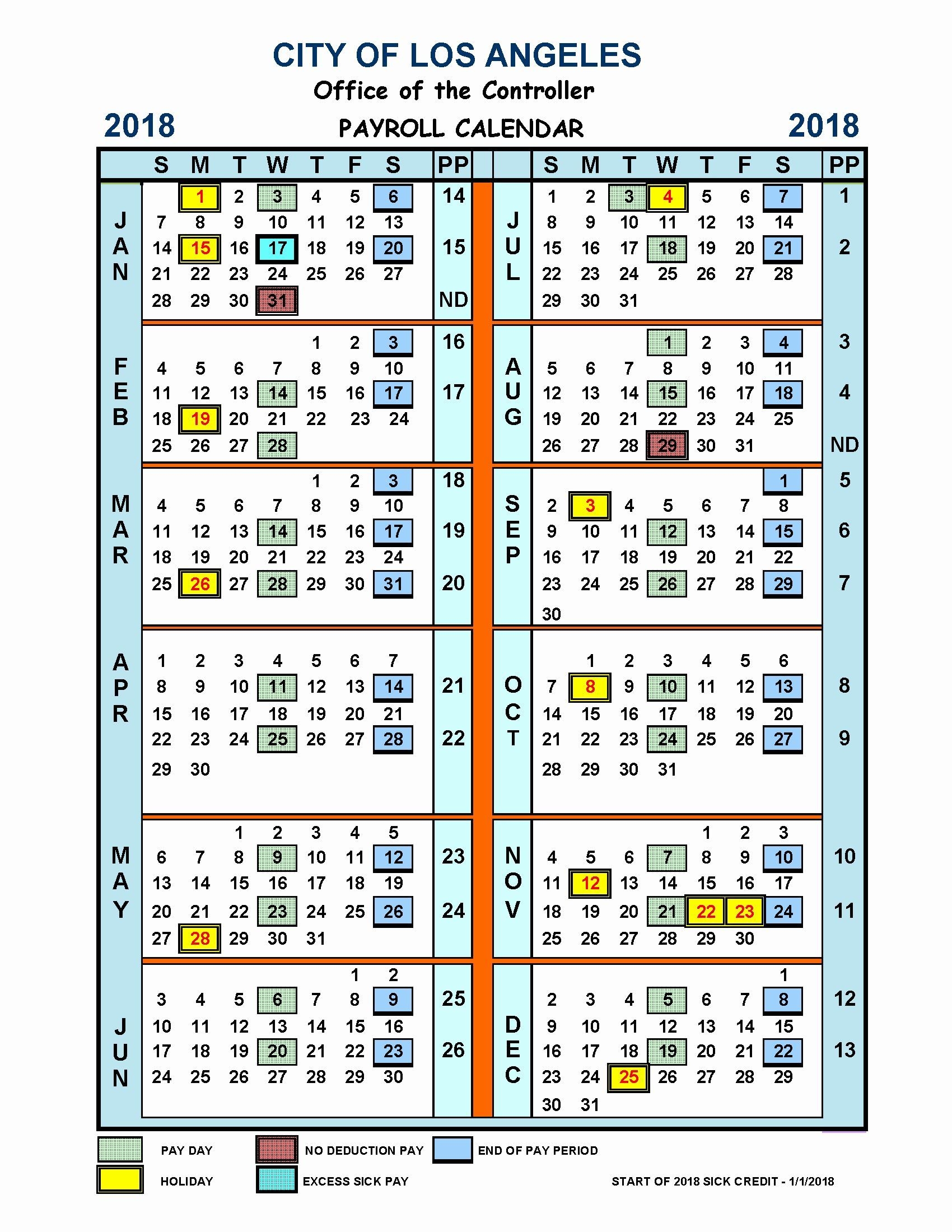 2019 Biweekly Payroll Calendar Template Excel Best Of 4