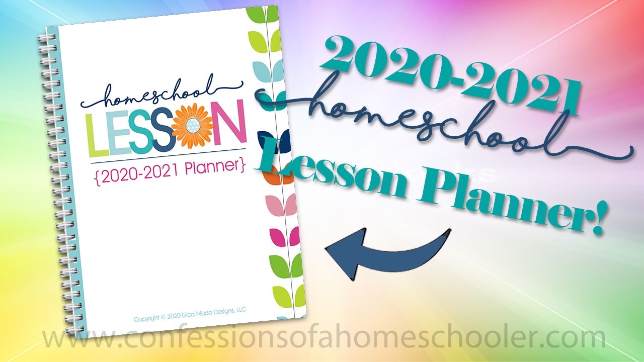 2020-2021 Homeschool Lesson Planner Pdf - Confessions Of A