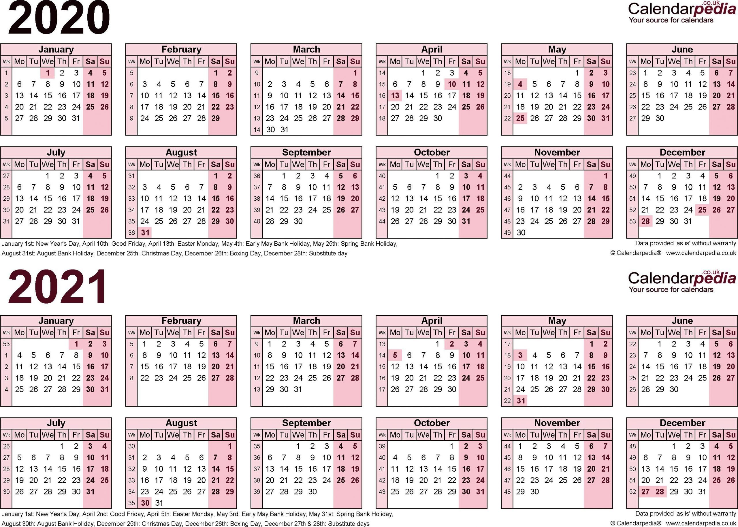 2020 Biweekly Payroll Calendar Template ~ Addictionary