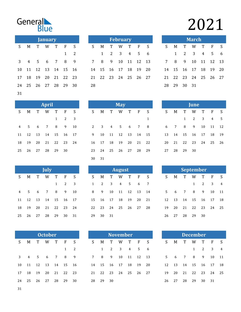 Free Microsoft 2021 Calendar Templates Free