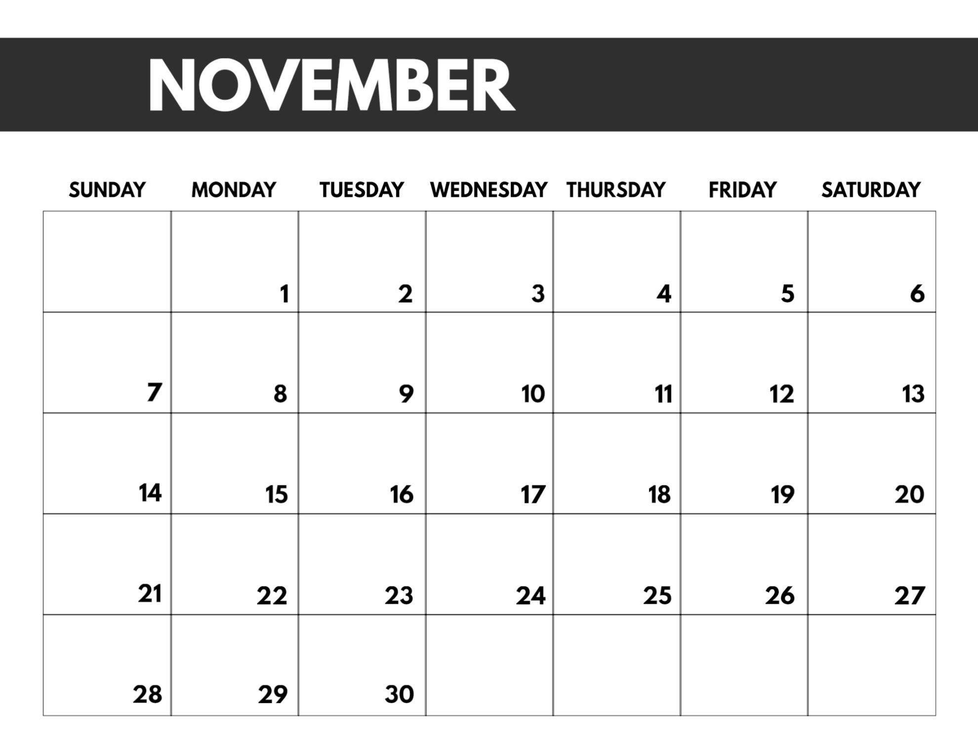 2021 Free Monthly Calendar Templates | Paper Trail Design