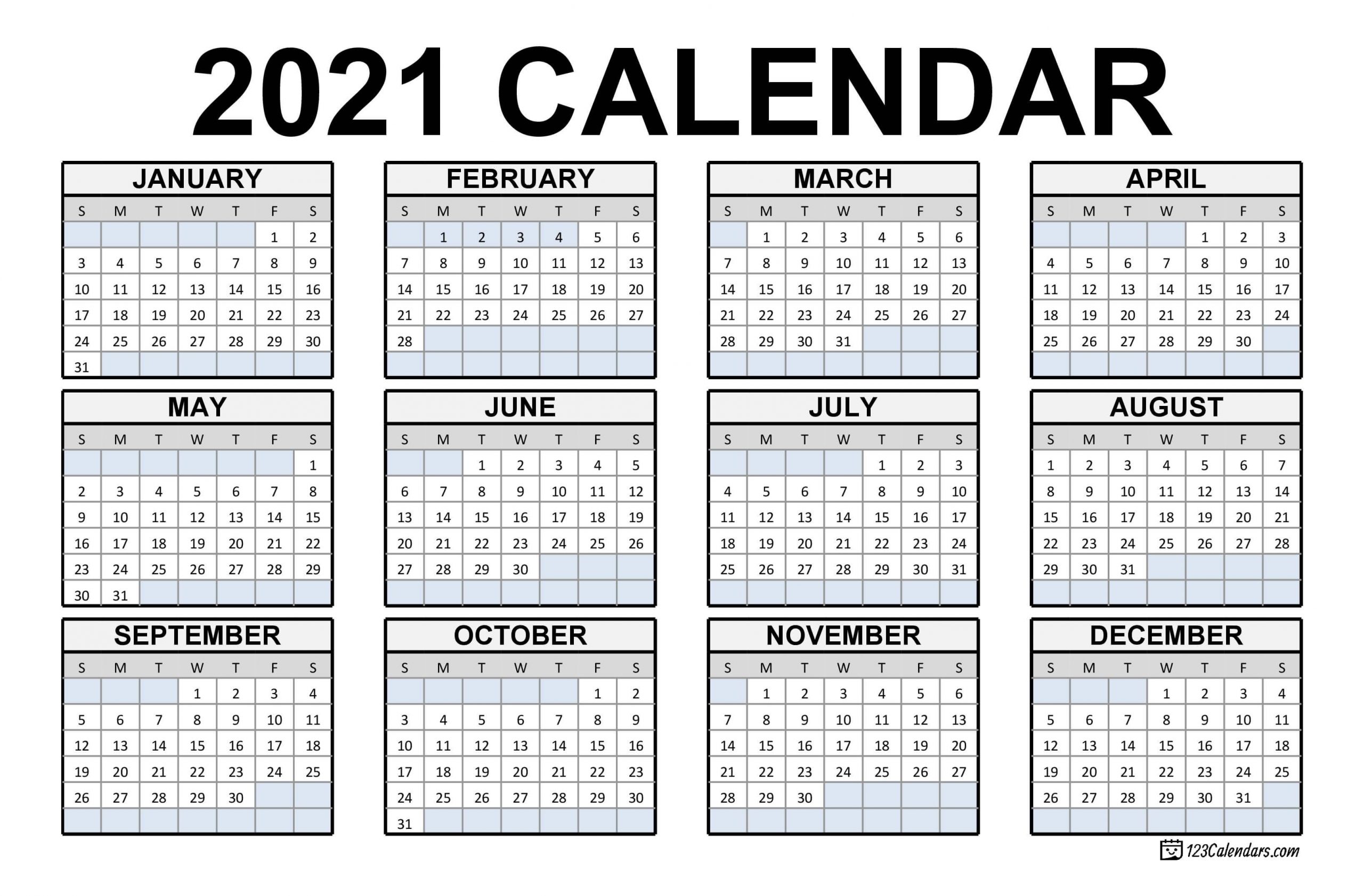 effective free downloadable 2021 calendar get your