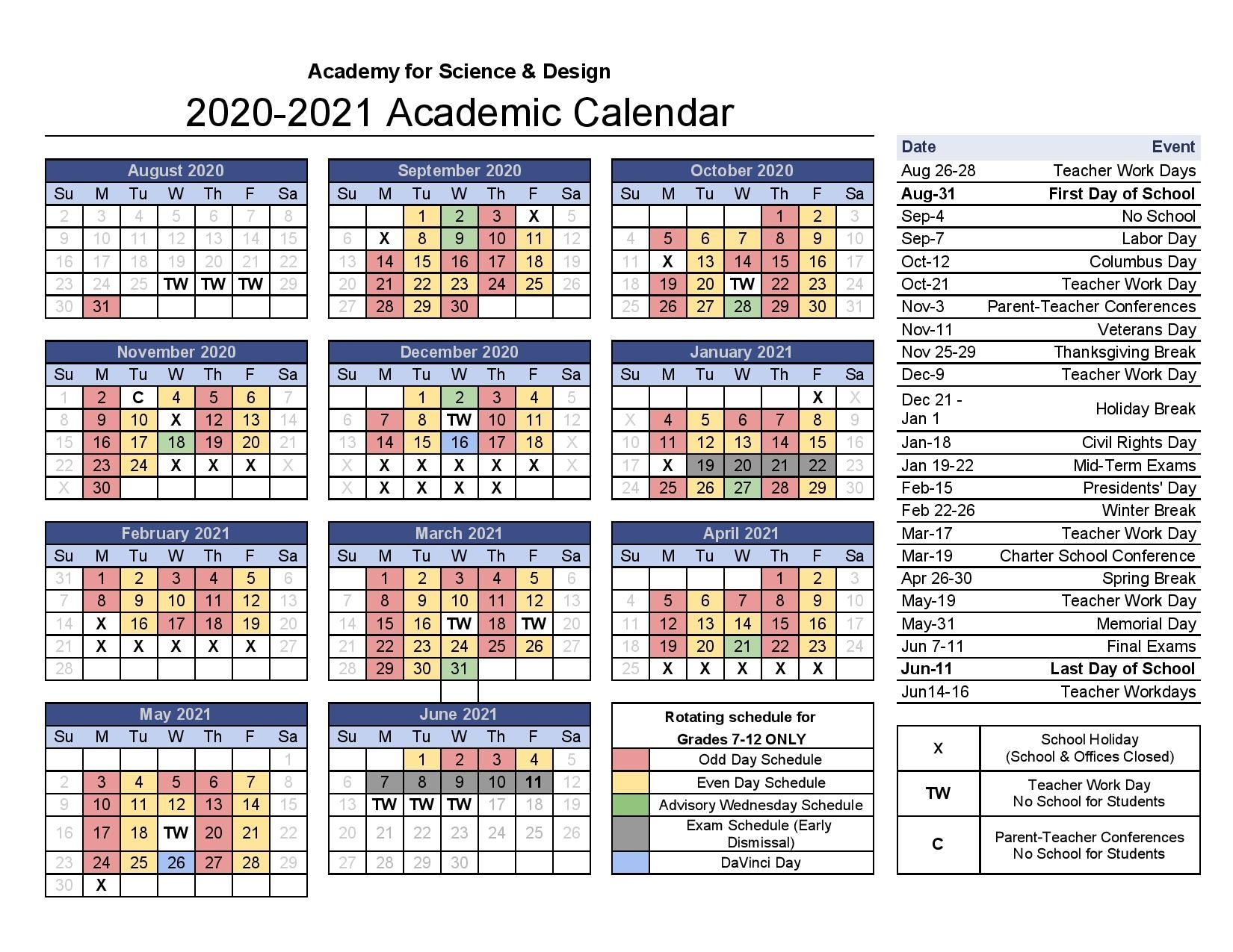 Harvard University Academic Calendar Riset