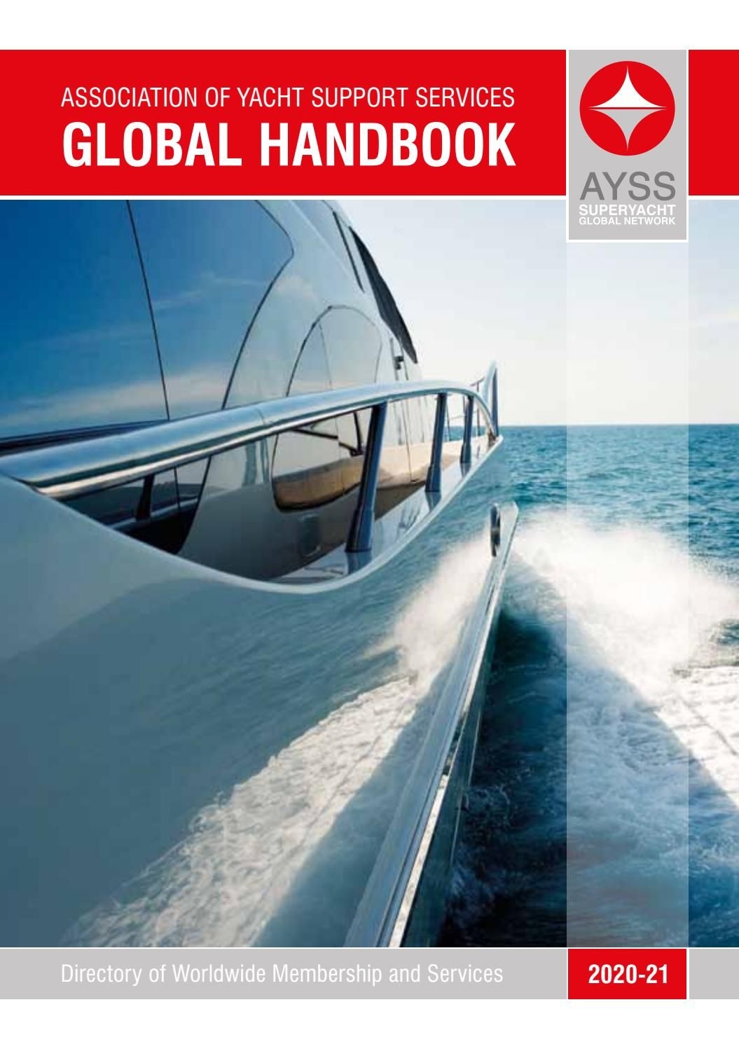 Association Of Yacht Support Services Handbook 2020-2021 By