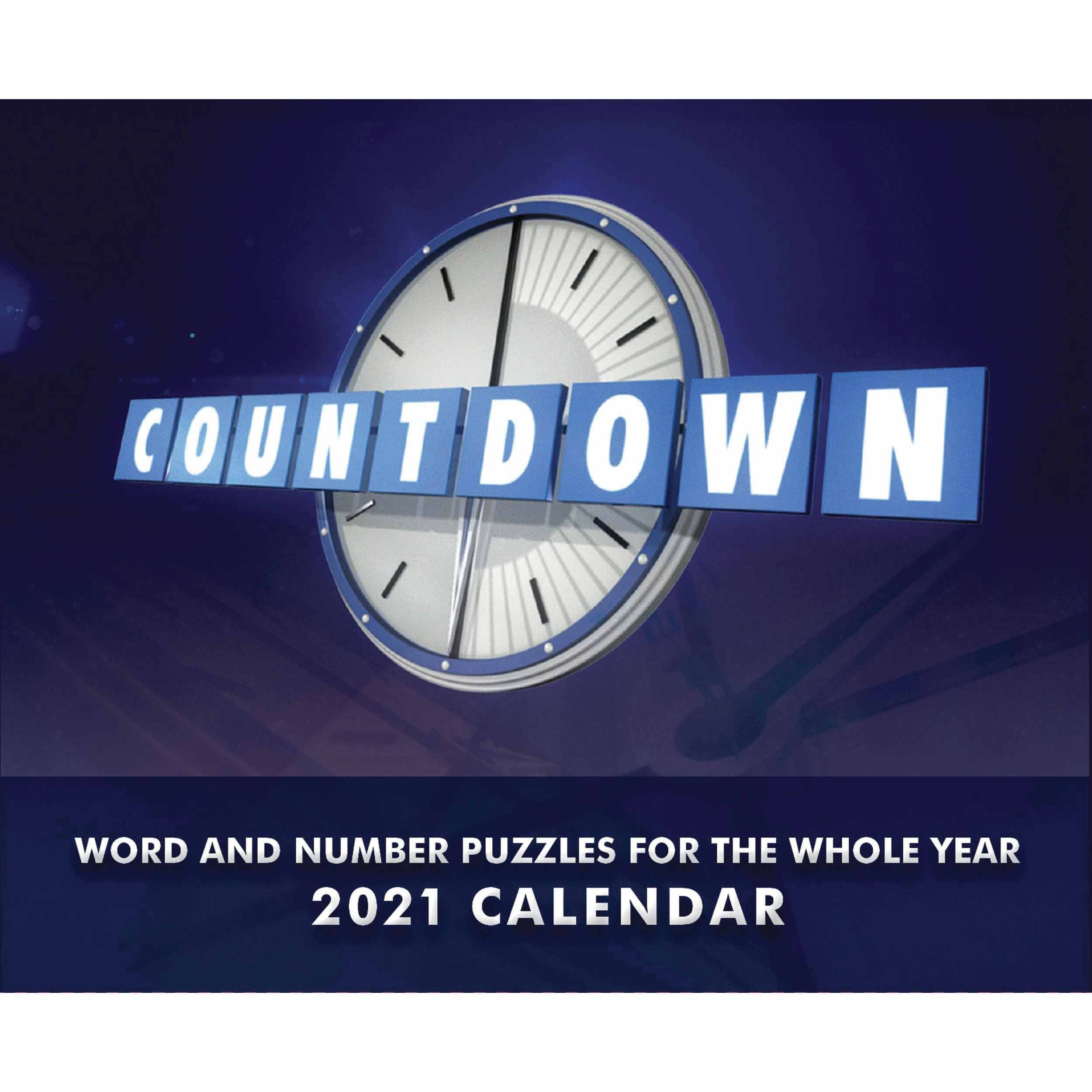 Countdown Desk Calendar 2021 At Calendar Club